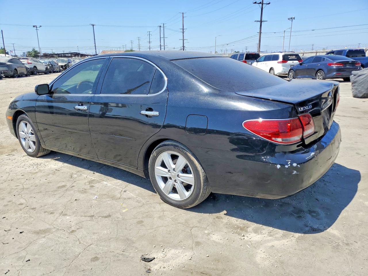 2005 Lexus Es 330 Black vin: JTHBA30G055068103