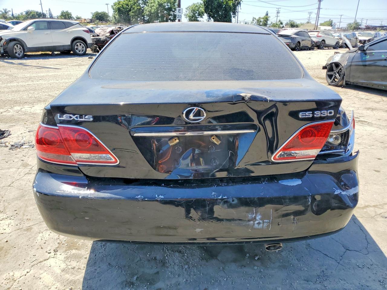 2005 Lexus Es 330 Black vin: JTHBA30G055068103