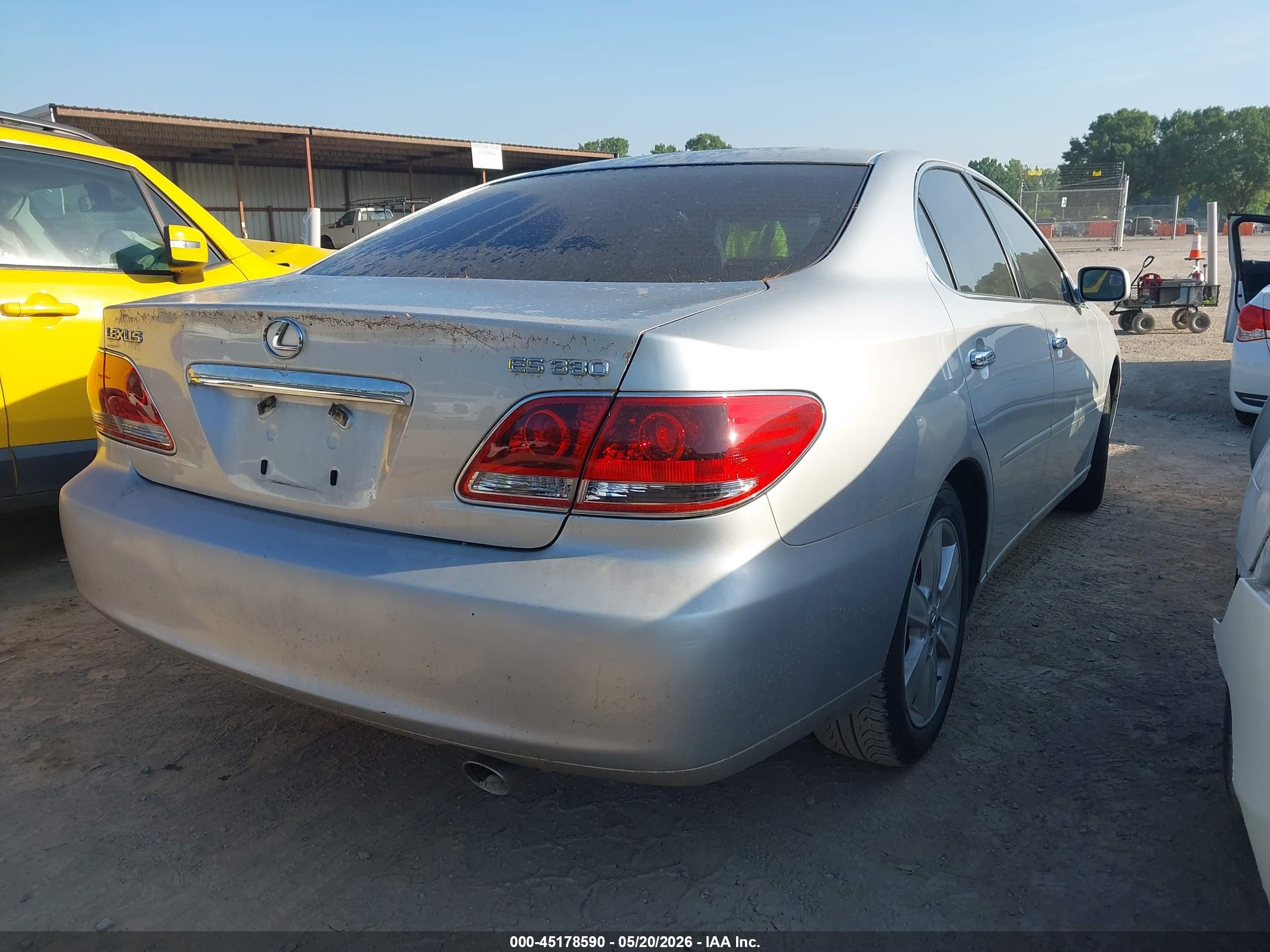 2005 Lexus Es 330   Silver vin: JTHBA30G055074032