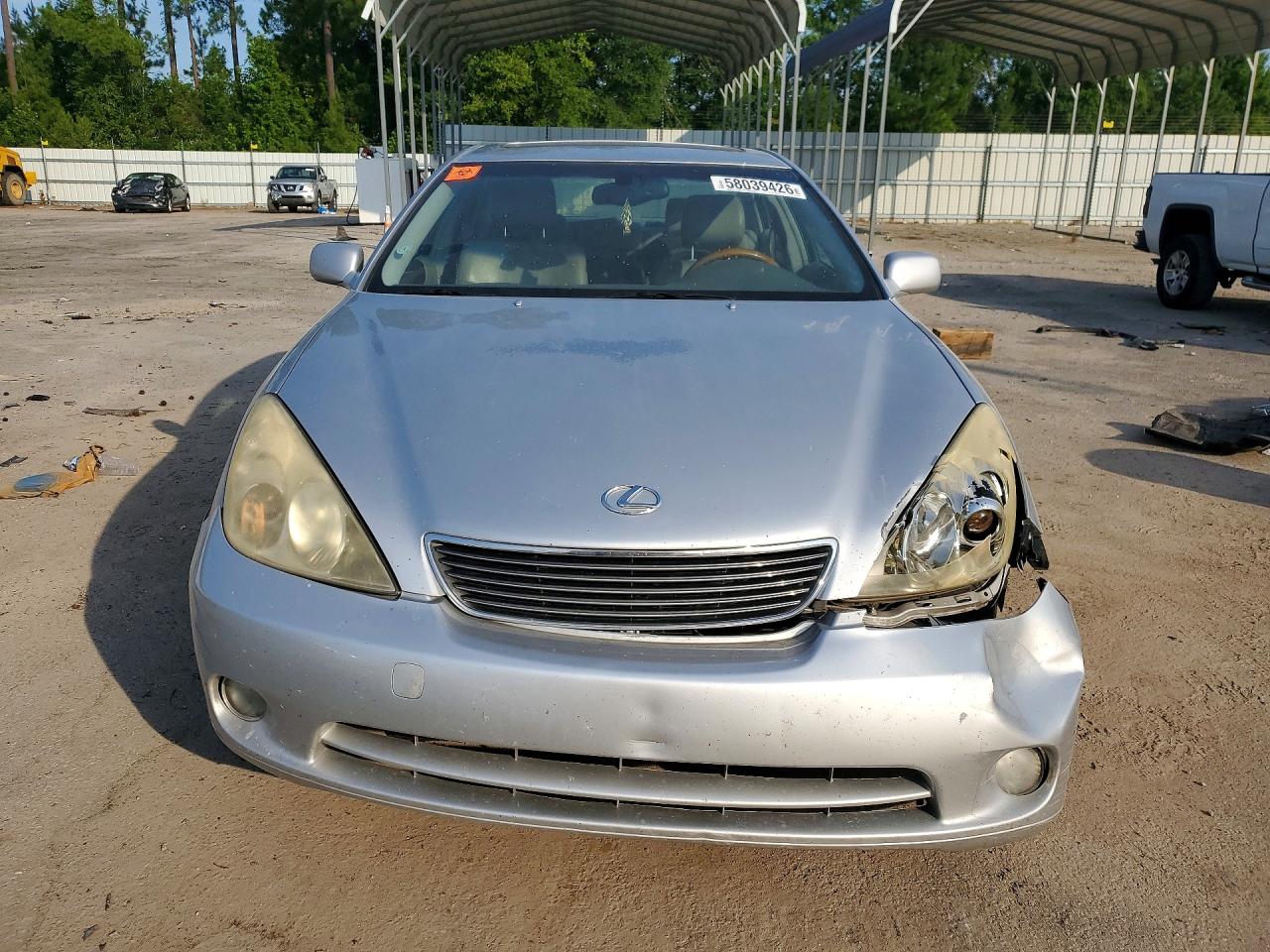 2005 Lexus Es 330 Silver vin: JTHBA30G055085709
