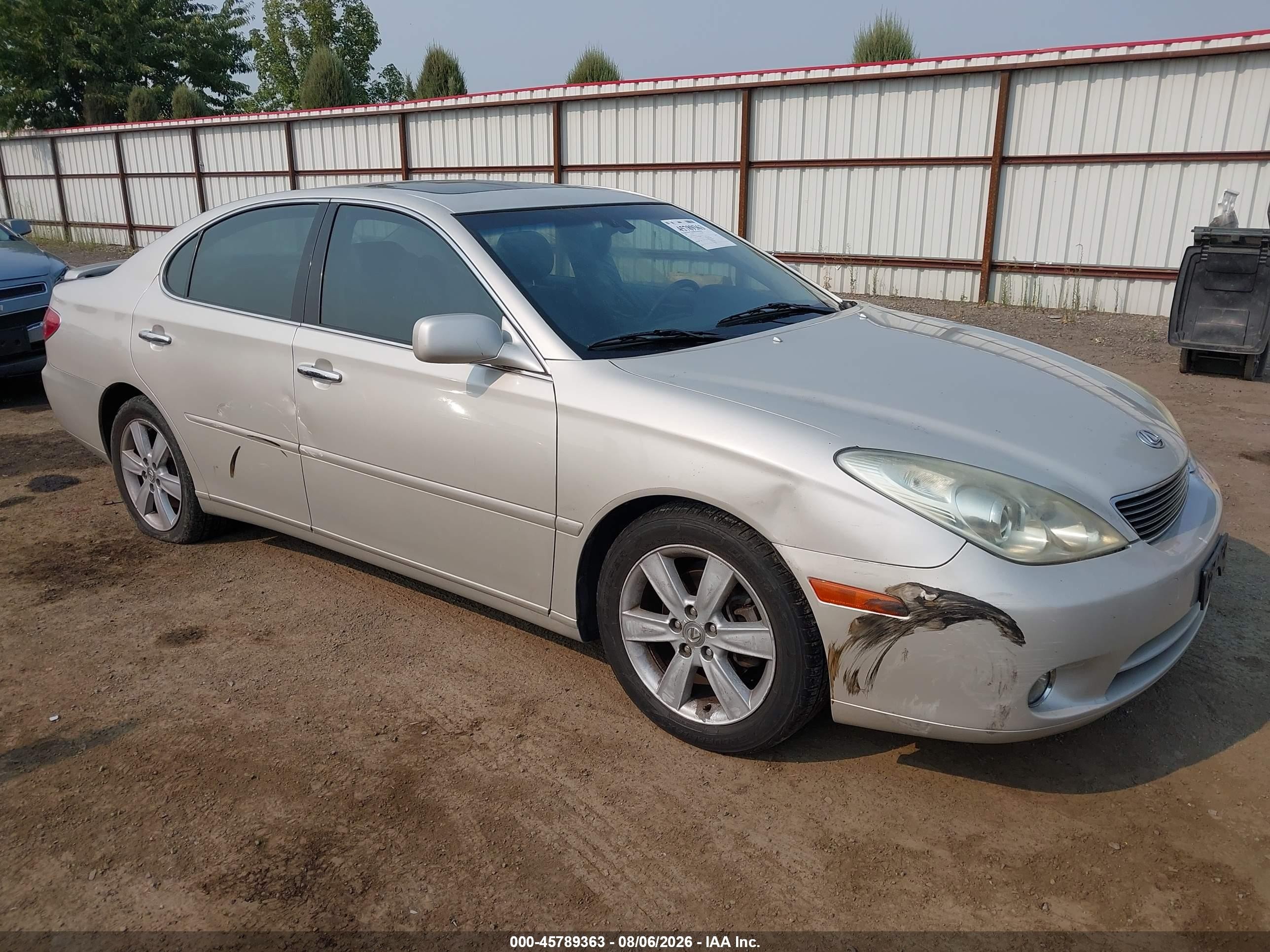 2005 Lexus Es 330   Silver vin: JTHBA30G055097701
