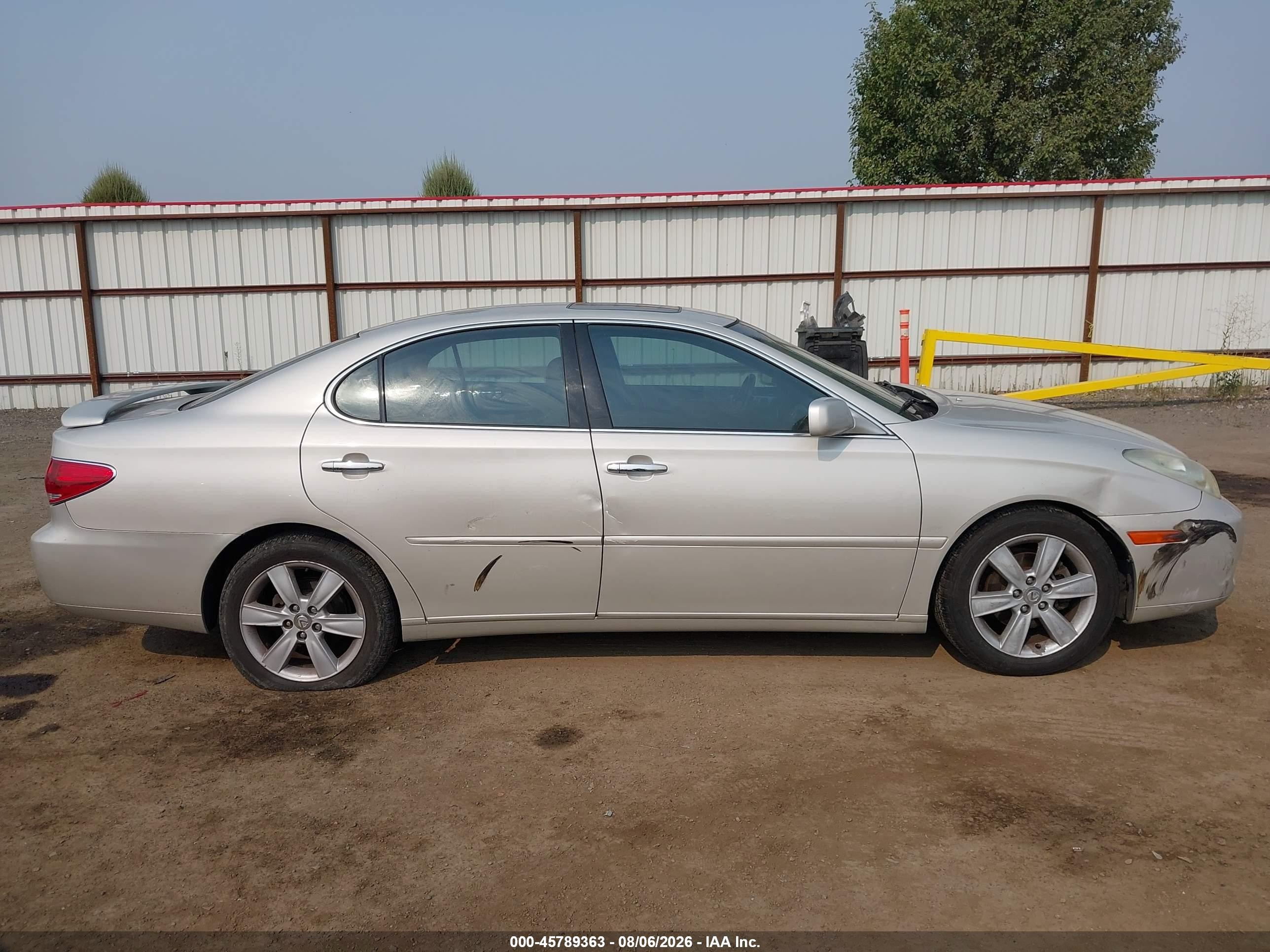 2005 Lexus Es 330   Silver vin: JTHBA30G055097701