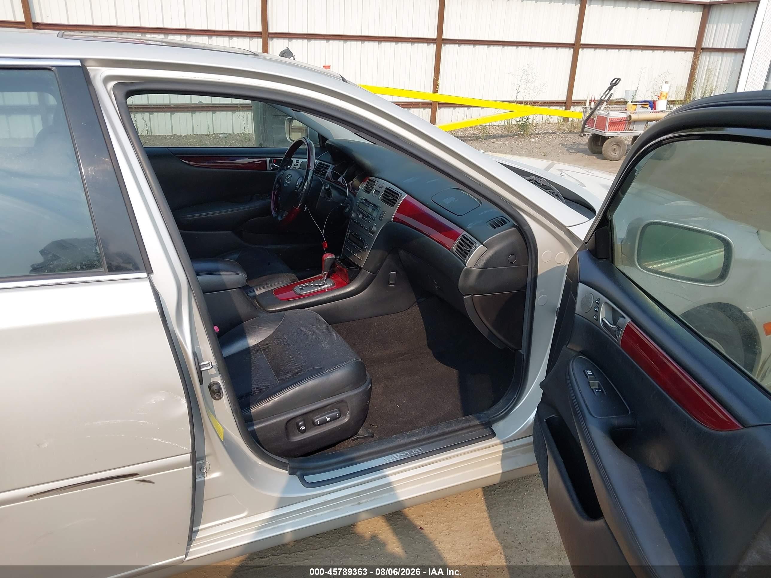 2005 Lexus Es 330   Silver vin: JTHBA30G055097701