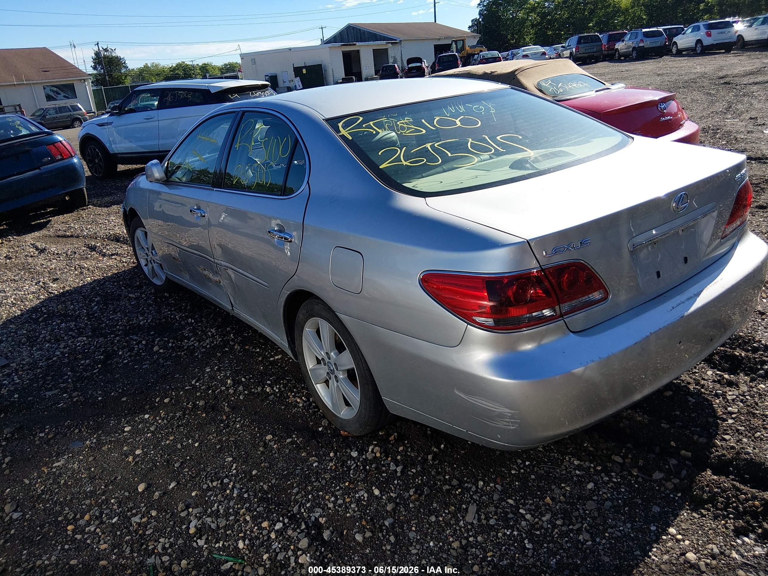 2005 Lexus Es 330   Gray vin: JTHBA30G055103173