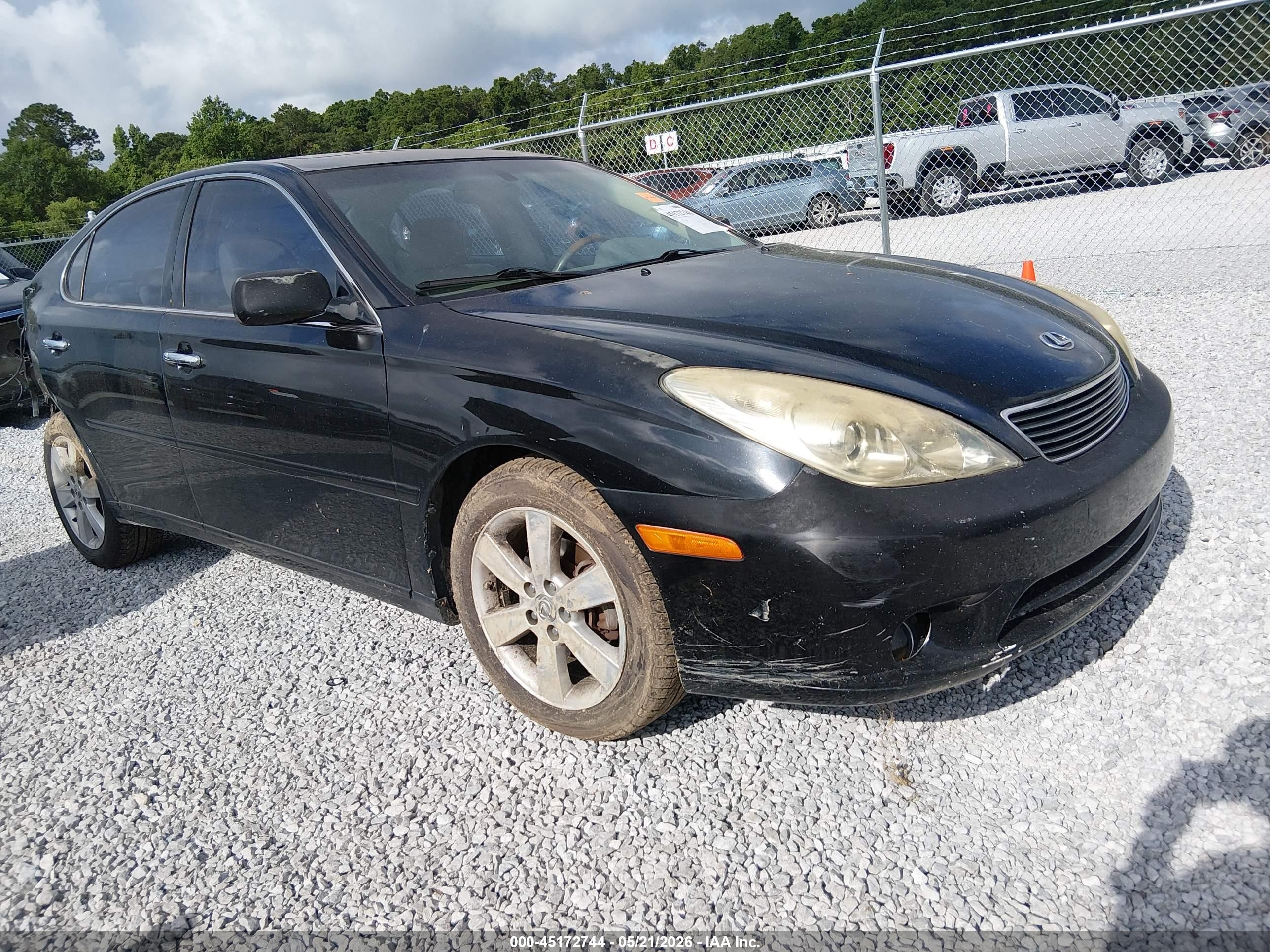 2005 Lexus Es 330   Black vin: JTHBA30G055103562