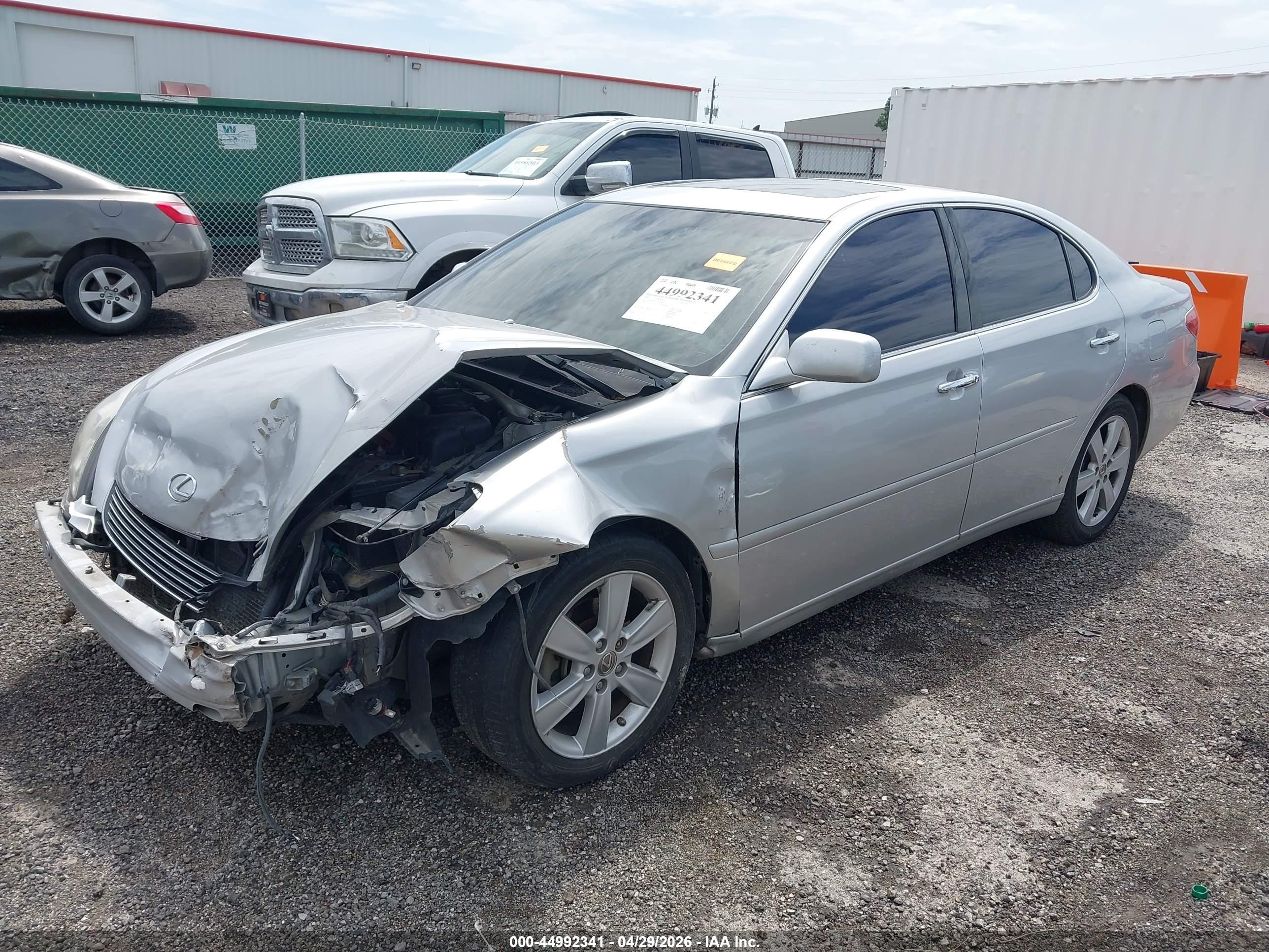2005 Lexus Es 330 Серебряный vin: JTHBA30G055107398