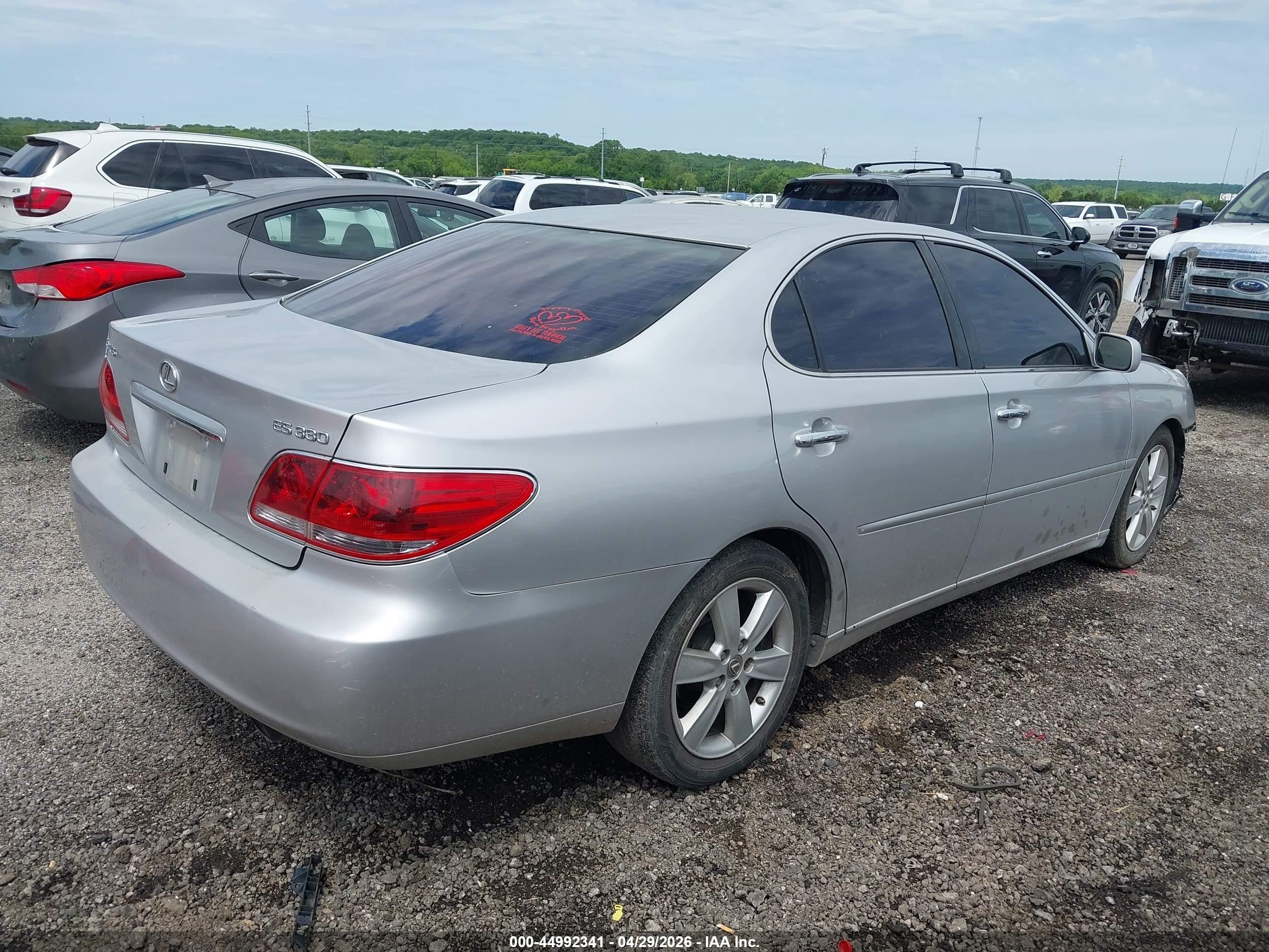 2005 Lexus Es 330 Серебряный vin: JTHBA30G055107398