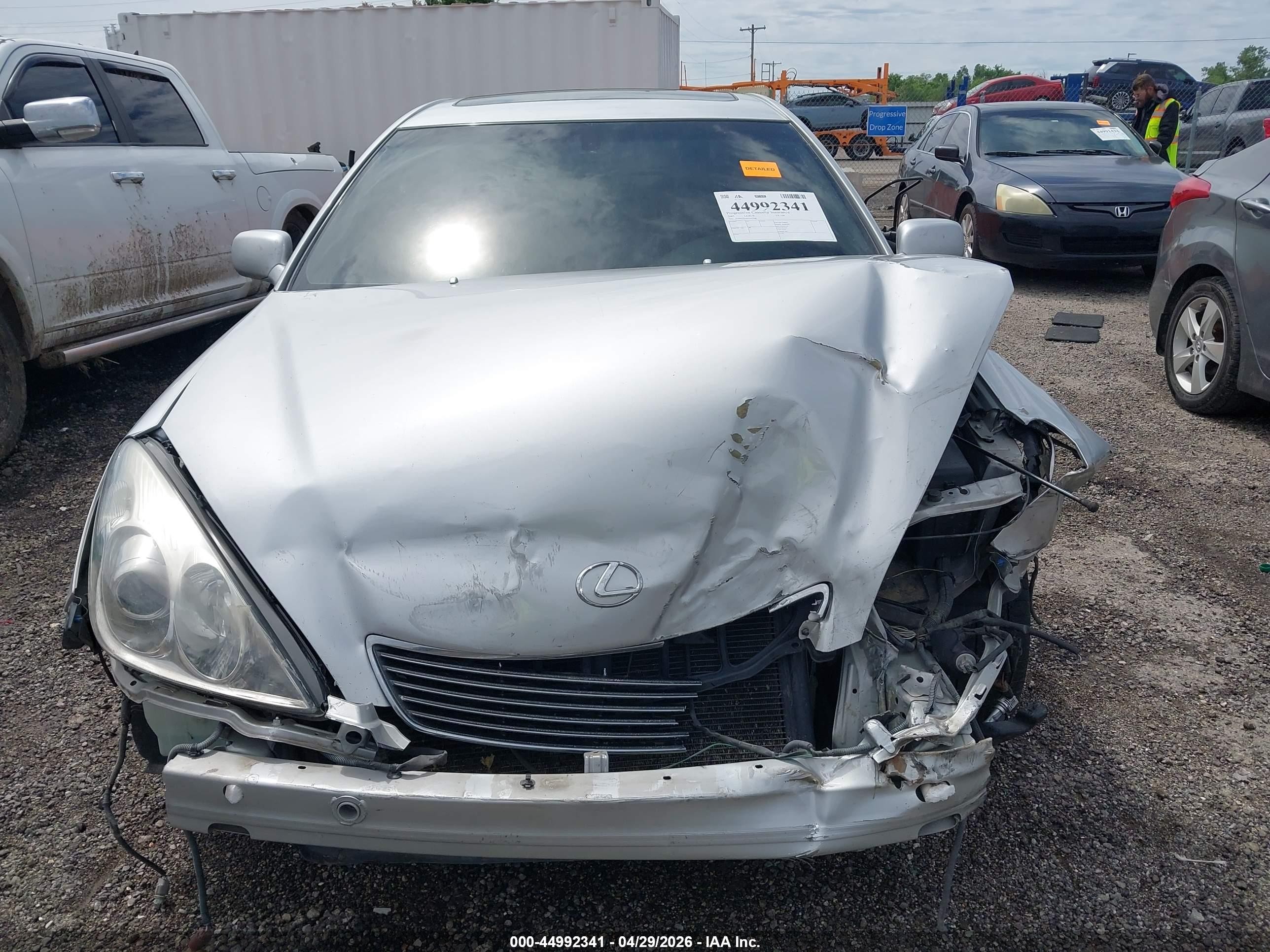 2005 Lexus Es 330 Серебряный vin: JTHBA30G055107398