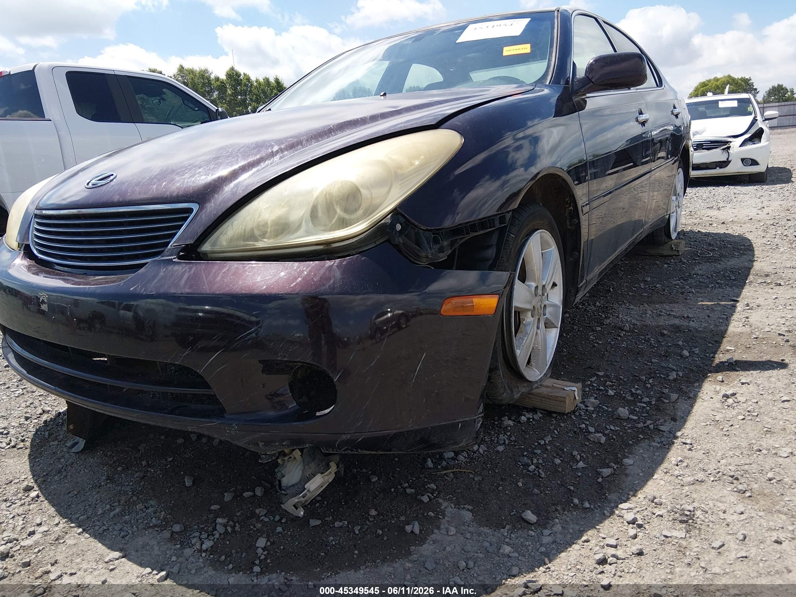 2005 Lexus Es 330   Purple vin: JTHBA30G055107773