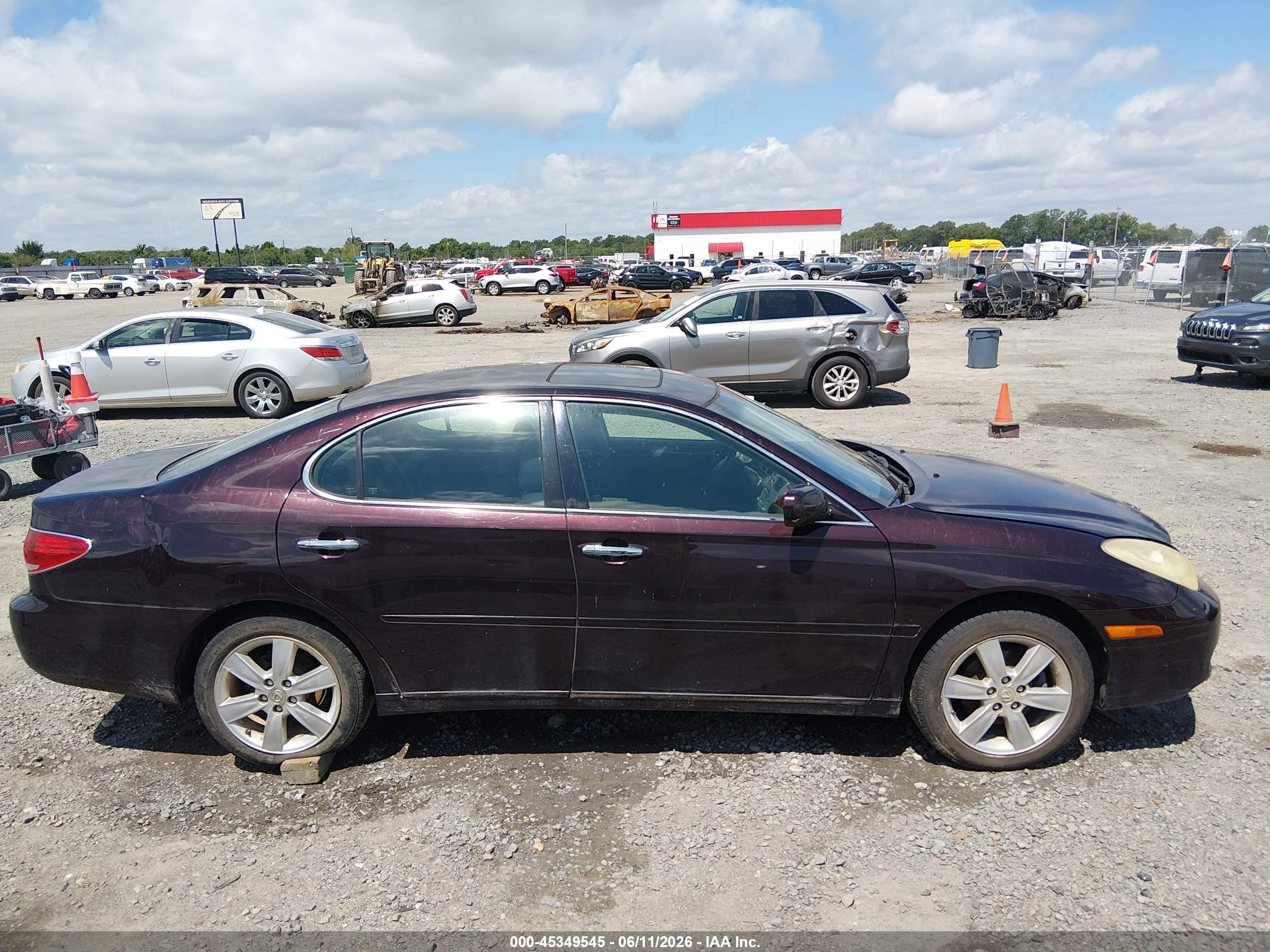 2005 Lexus Es 330   Purple vin: JTHBA30G055107773