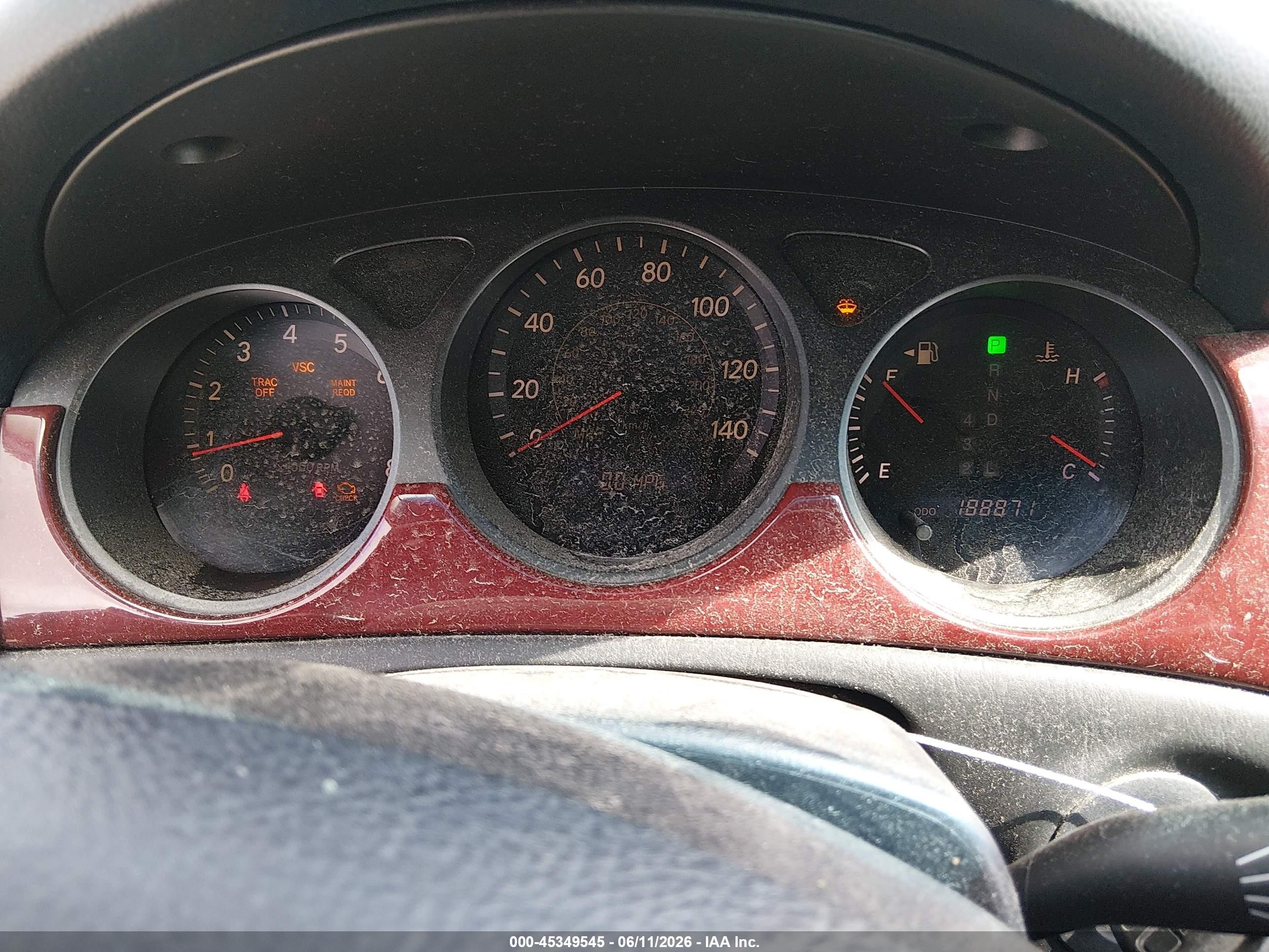 2005 Lexus Es 330   Purple vin: JTHBA30G055107773