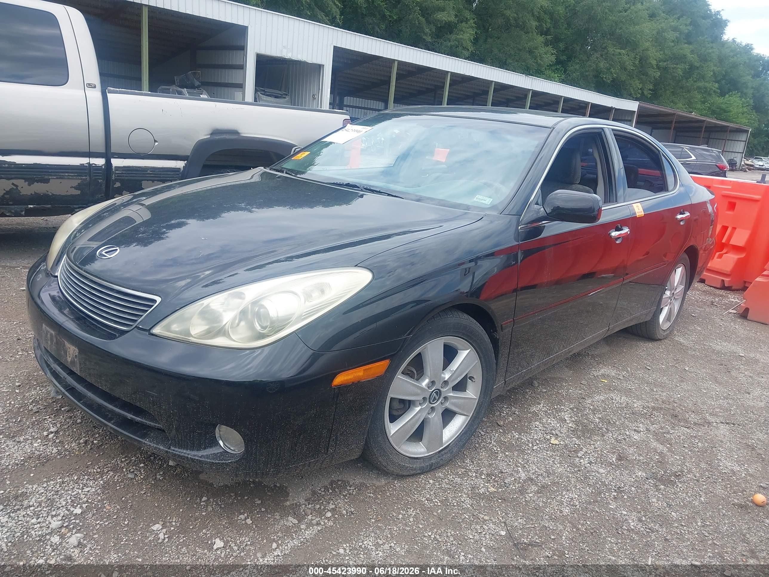 2005 Lexus Es 330 Black vin: JTHBA30G055128106