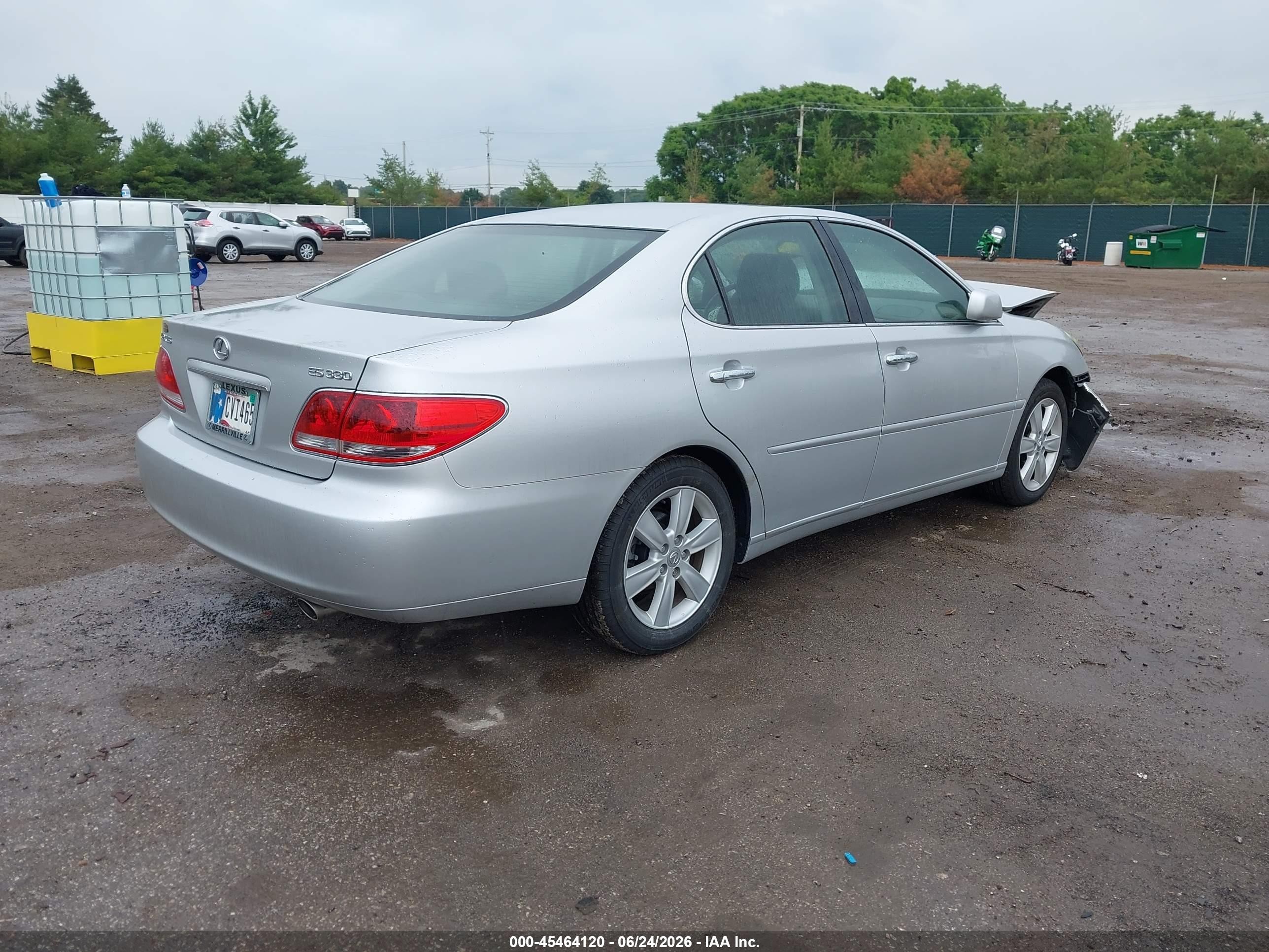 2006 Lexus Es 330   Silver vin: JTHBA30G065143190