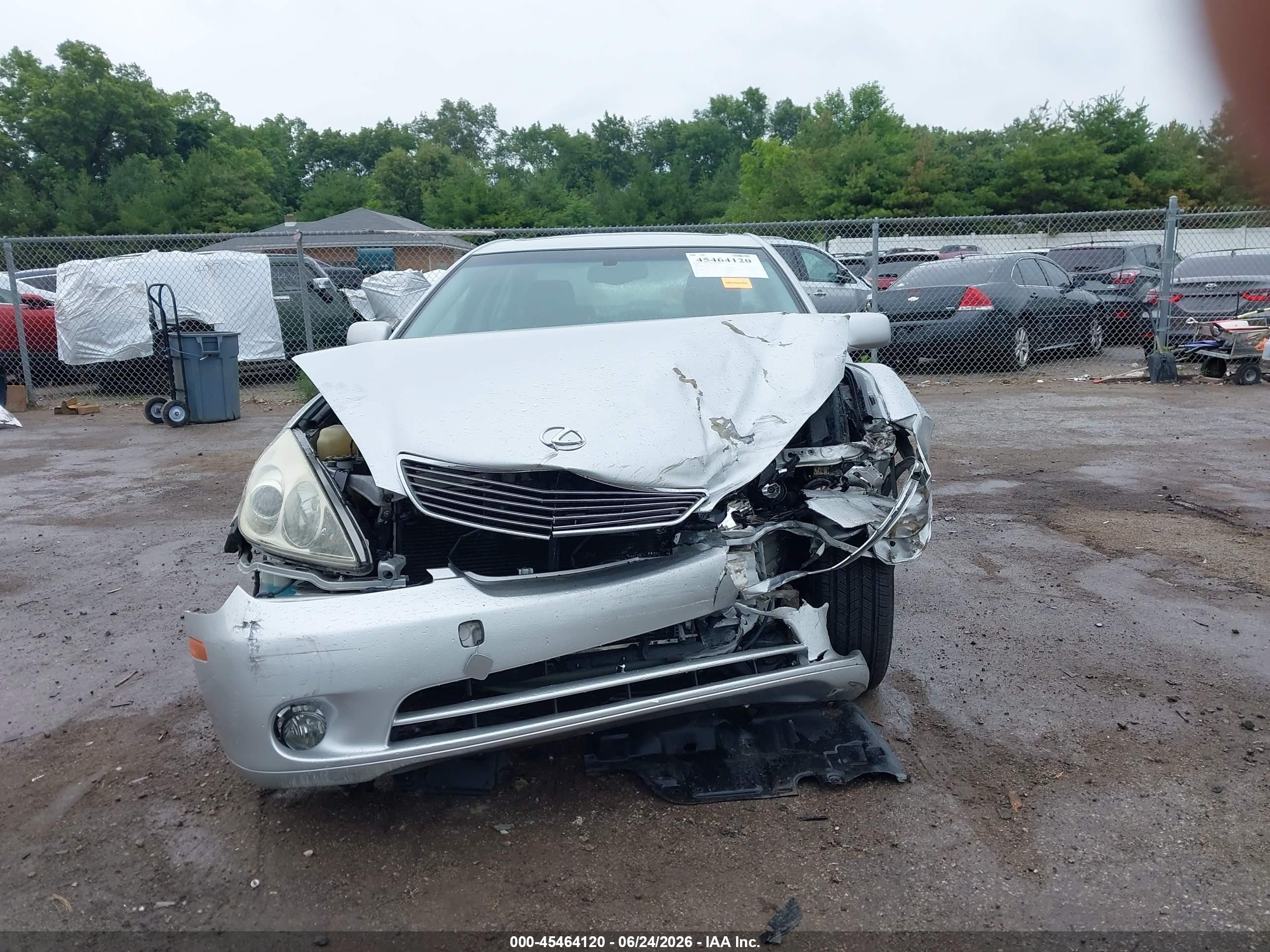 2006 Lexus Es 330   Silver vin: JTHBA30G065143190