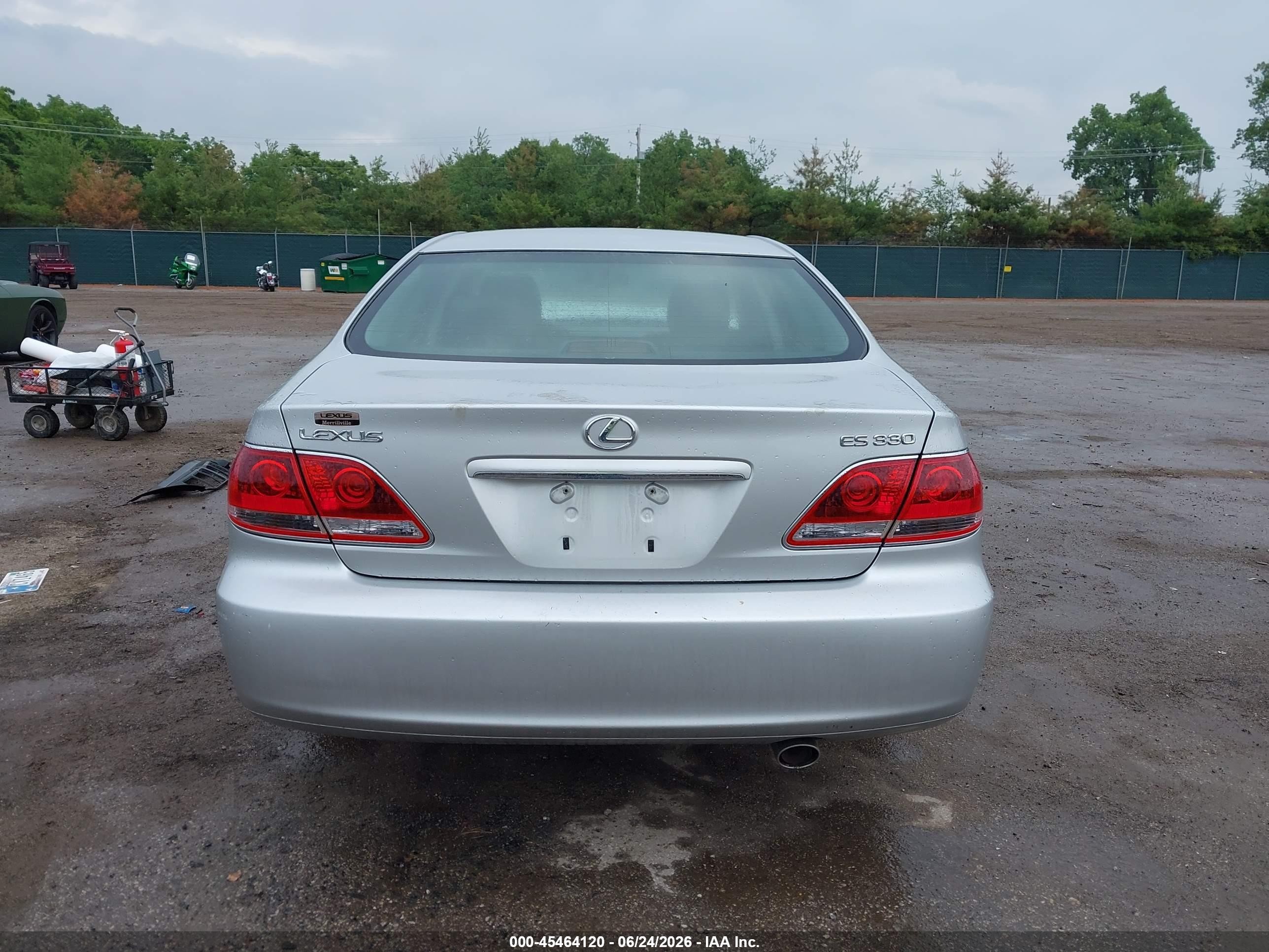 2006 Lexus Es 330   Silver vin: JTHBA30G065143190