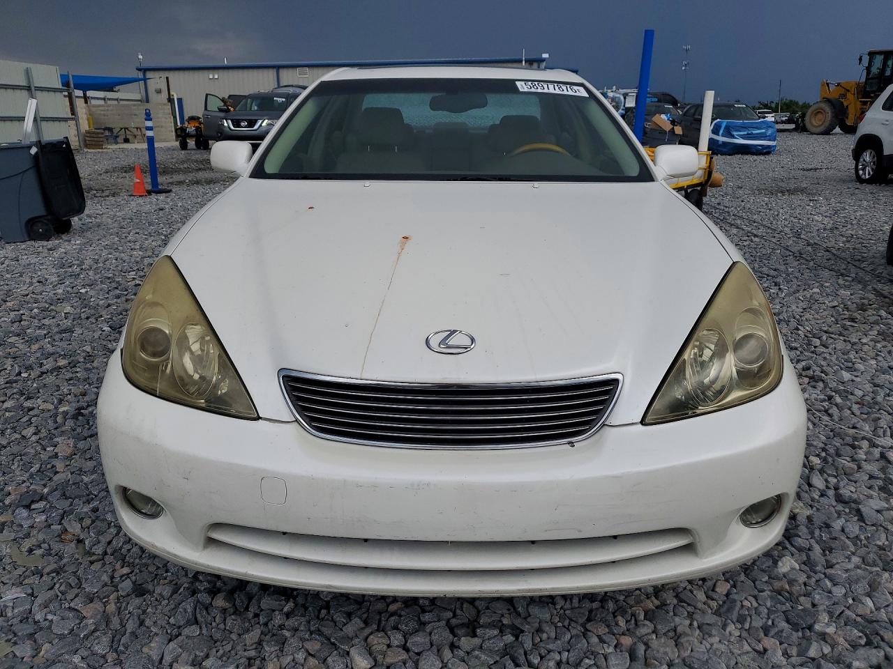 2006 Lexus Es 330 White vin: JTHBA30G065143786