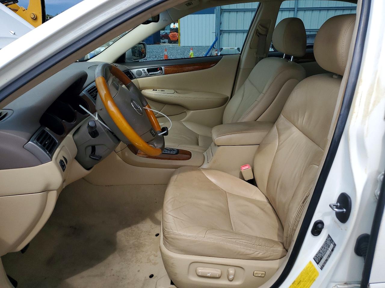 2006 Lexus Es 330 White vin: JTHBA30G065143786