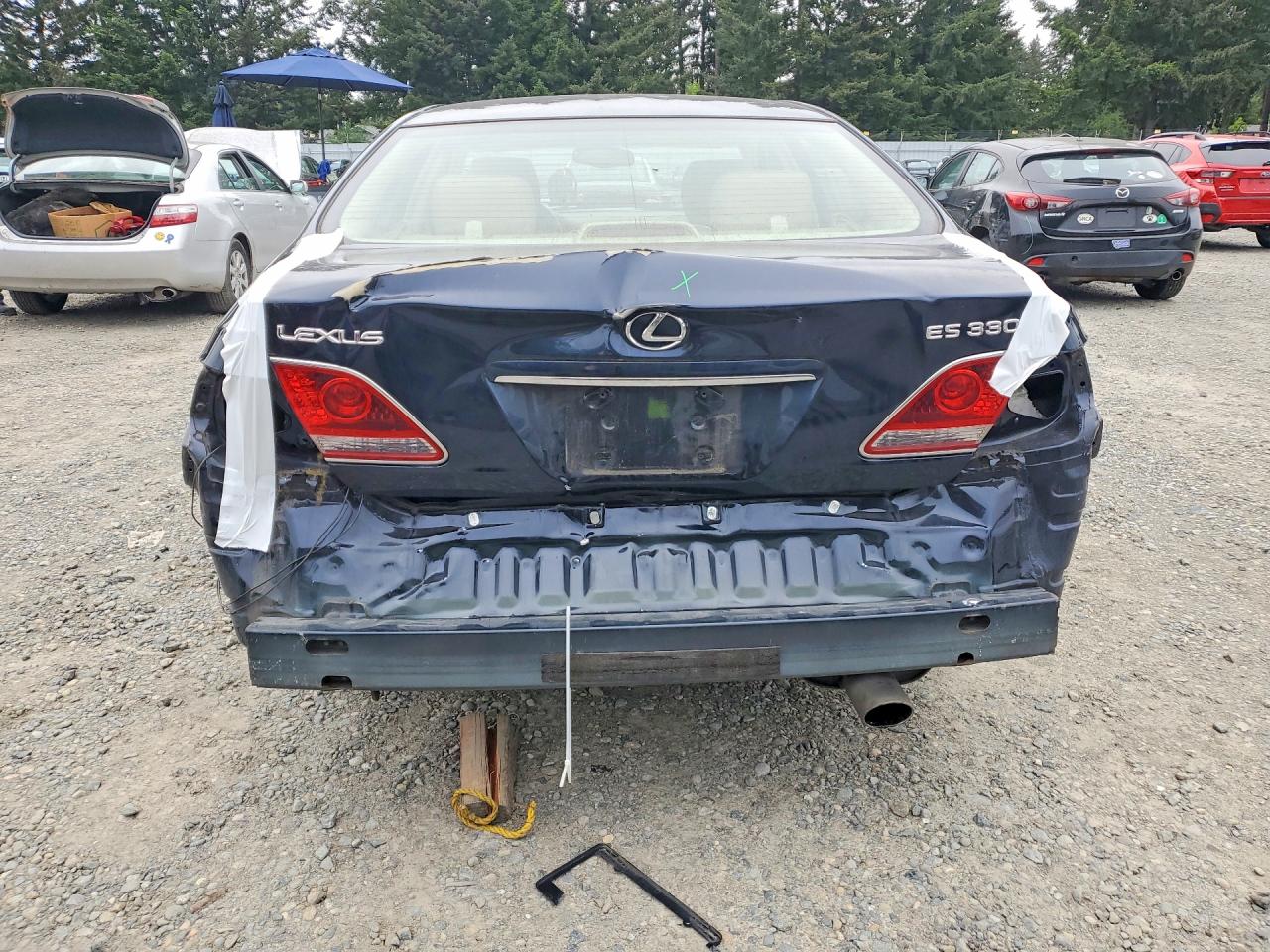2006 Lexus Es 330 Blue vin: JTHBA30G065147501