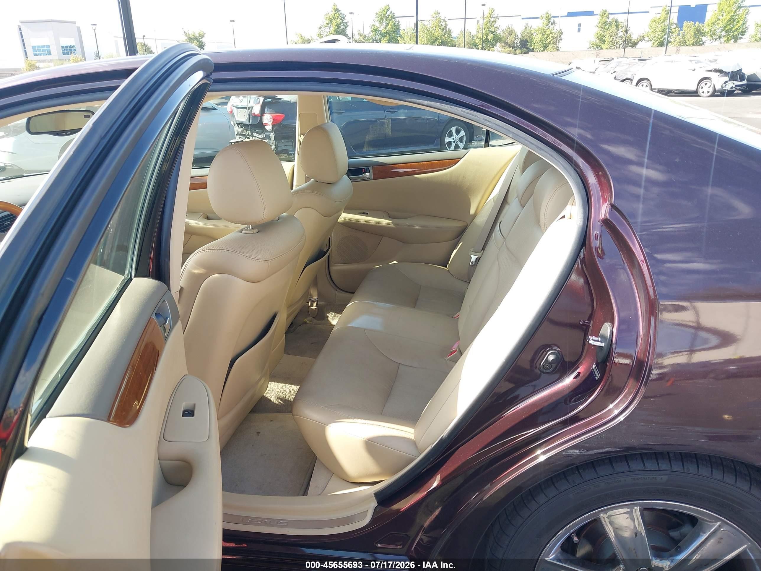 2006 Lexus Es 330 Burgundy vin: JTHBA30G065165691