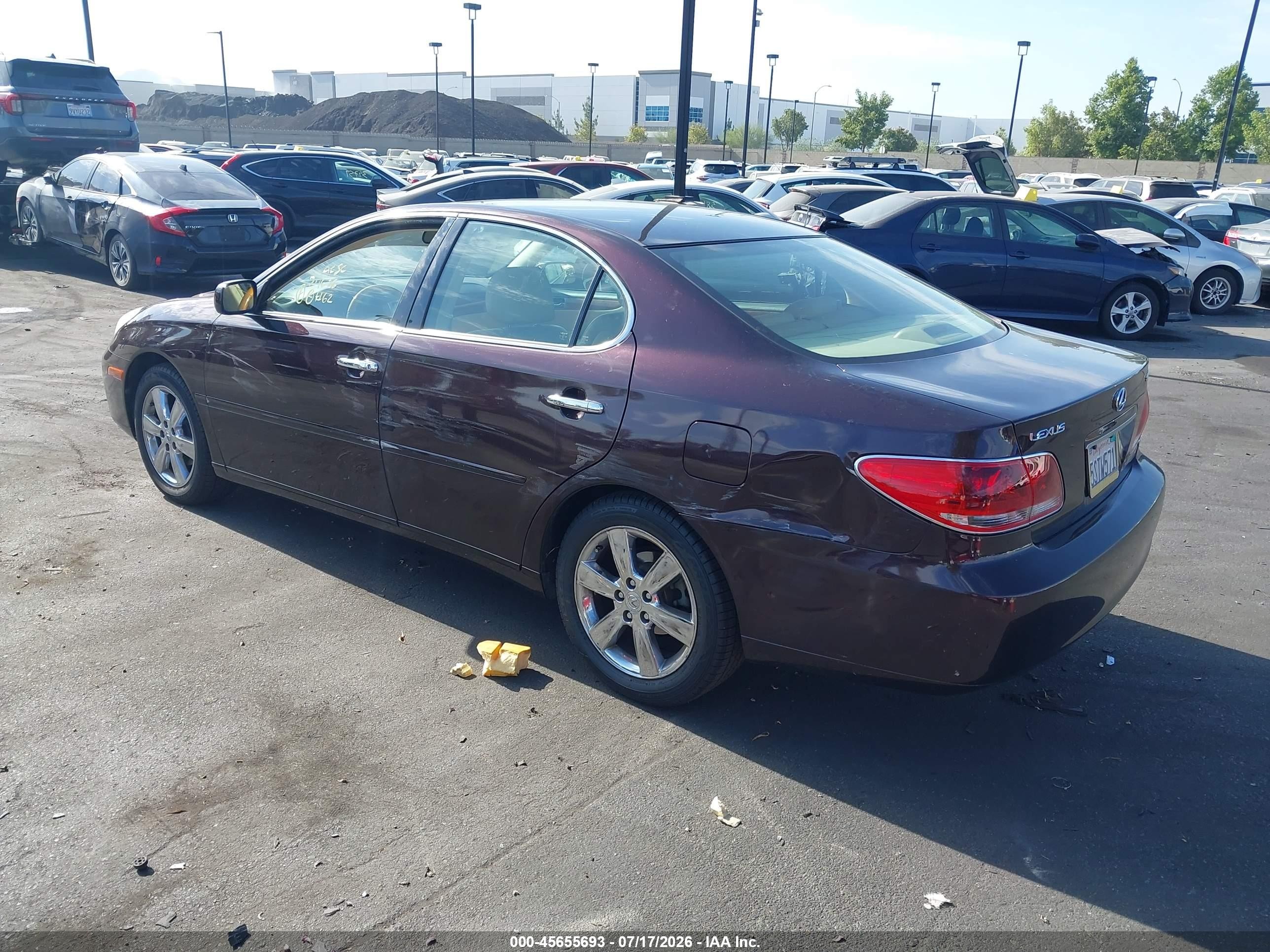 2006 Lexus Es 330 Burgundy vin: JTHBA30G065165691