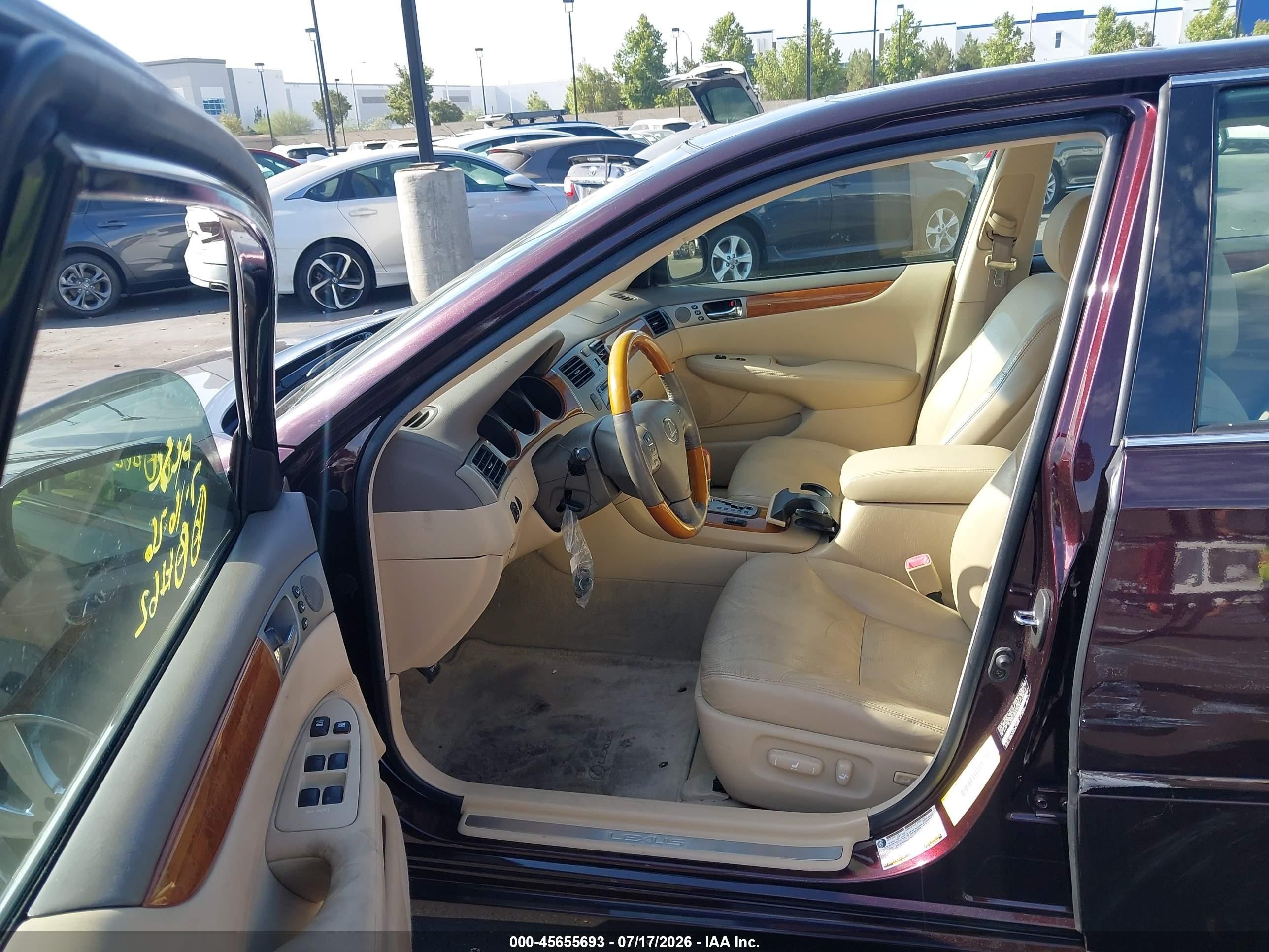 2006 Lexus Es 330 Burgundy vin: JTHBA30G065165691