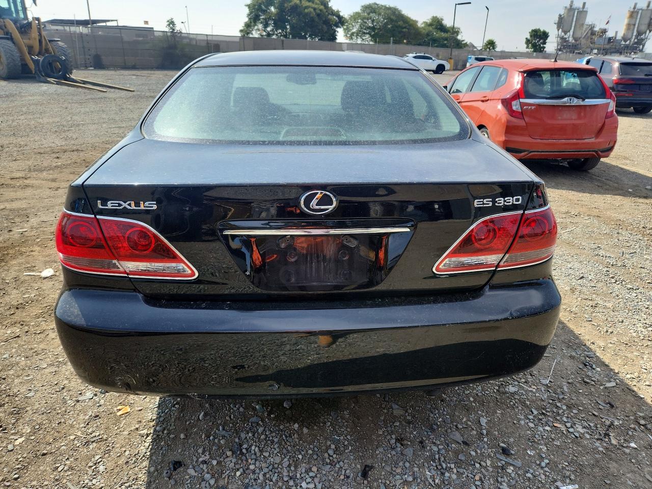 2006 Lexus Es 330 Black vin: JTHBA30G065170731