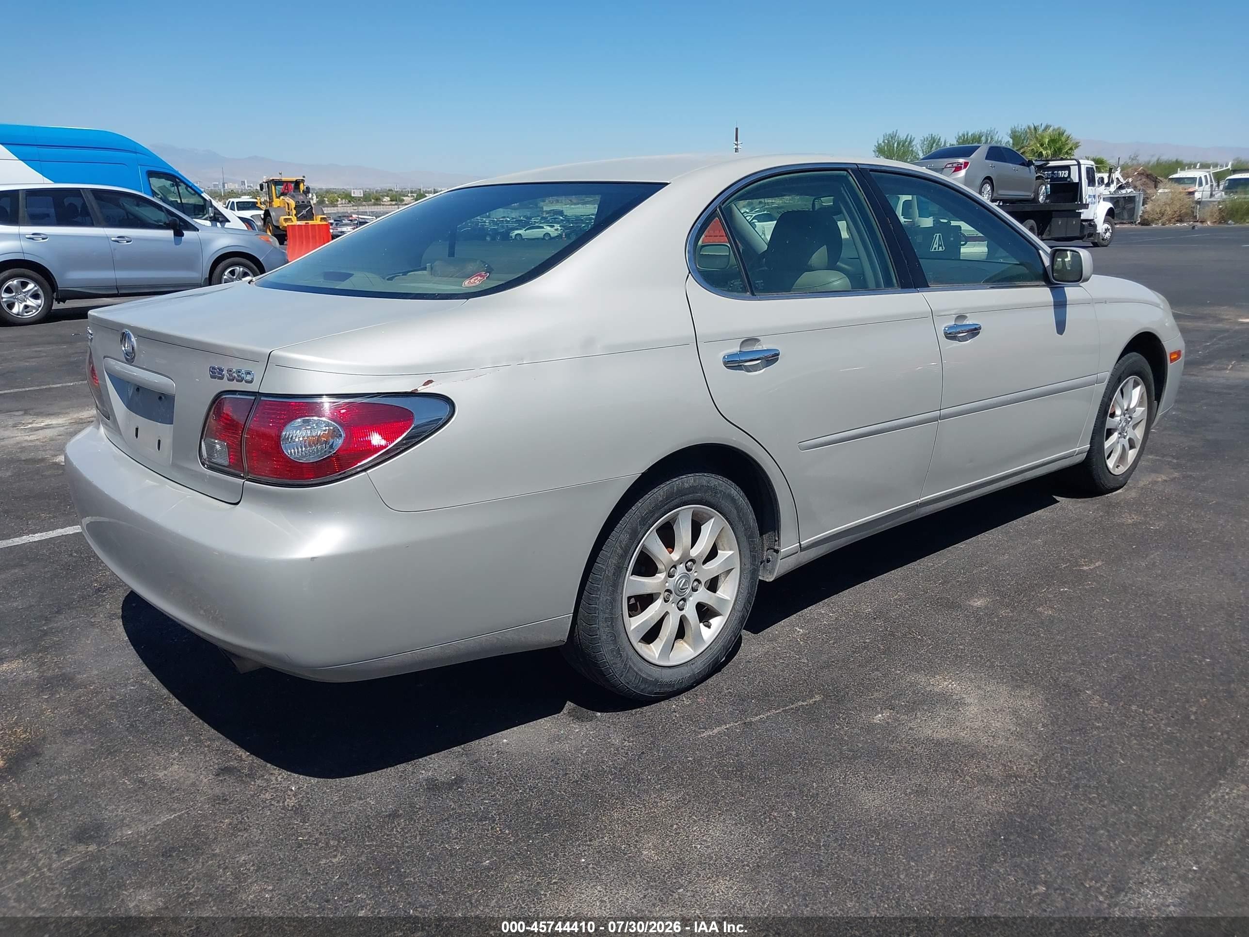 2004 Lexus Es 330   Beige vin: JTHBA30G140022761