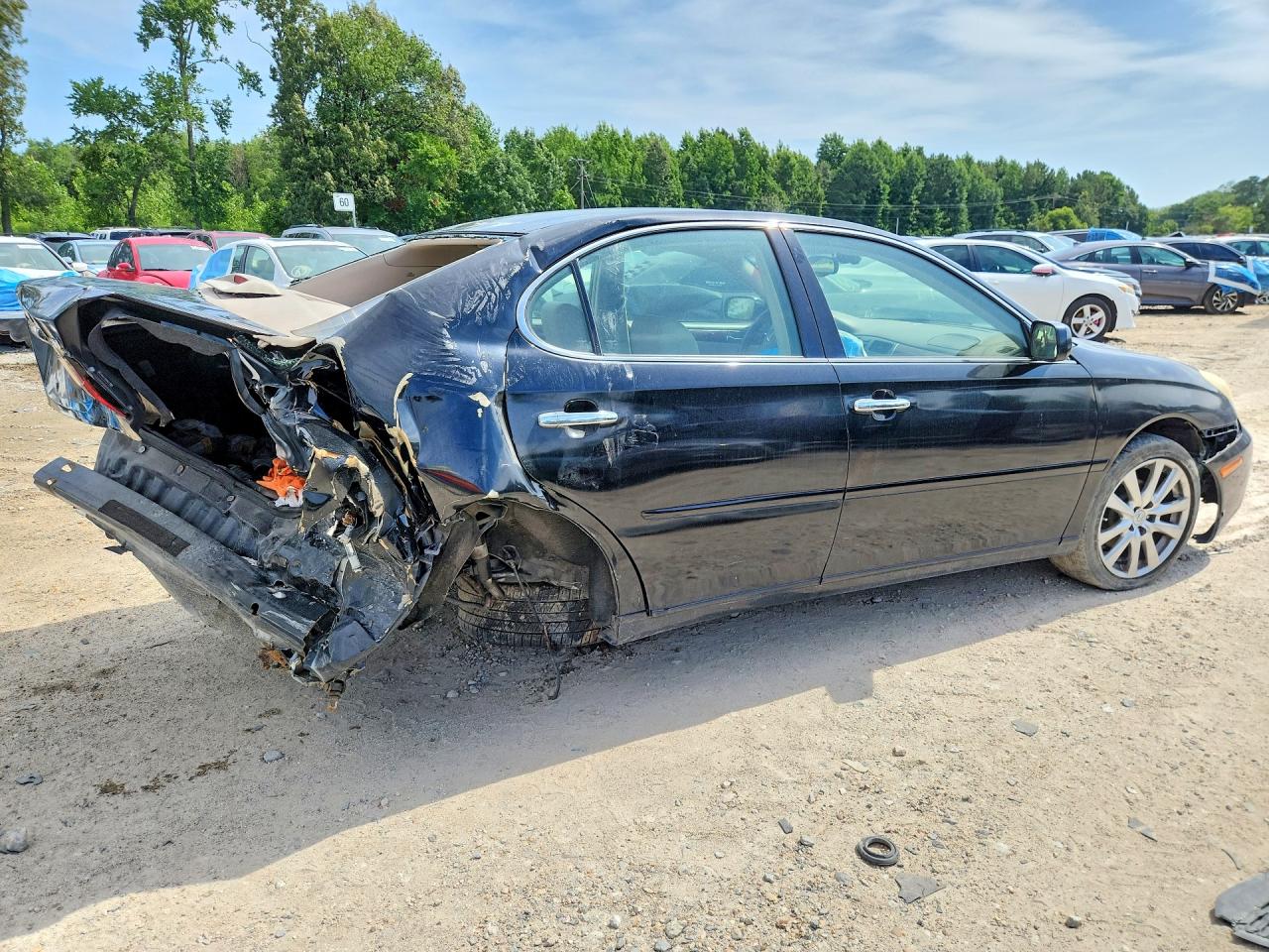 2004 Lexus Es 330 Black vin: JTHBA30G145001508