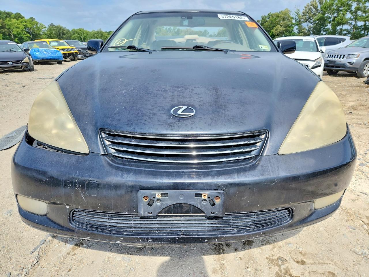 2004 Lexus Es 330 Black vin: JTHBA30G145001508