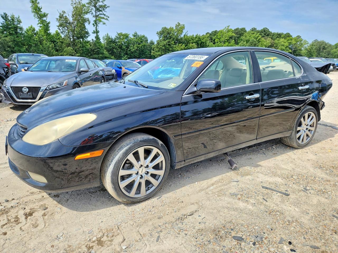 2004 Lexus Es 330 Black vin: JTHBA30G145001508