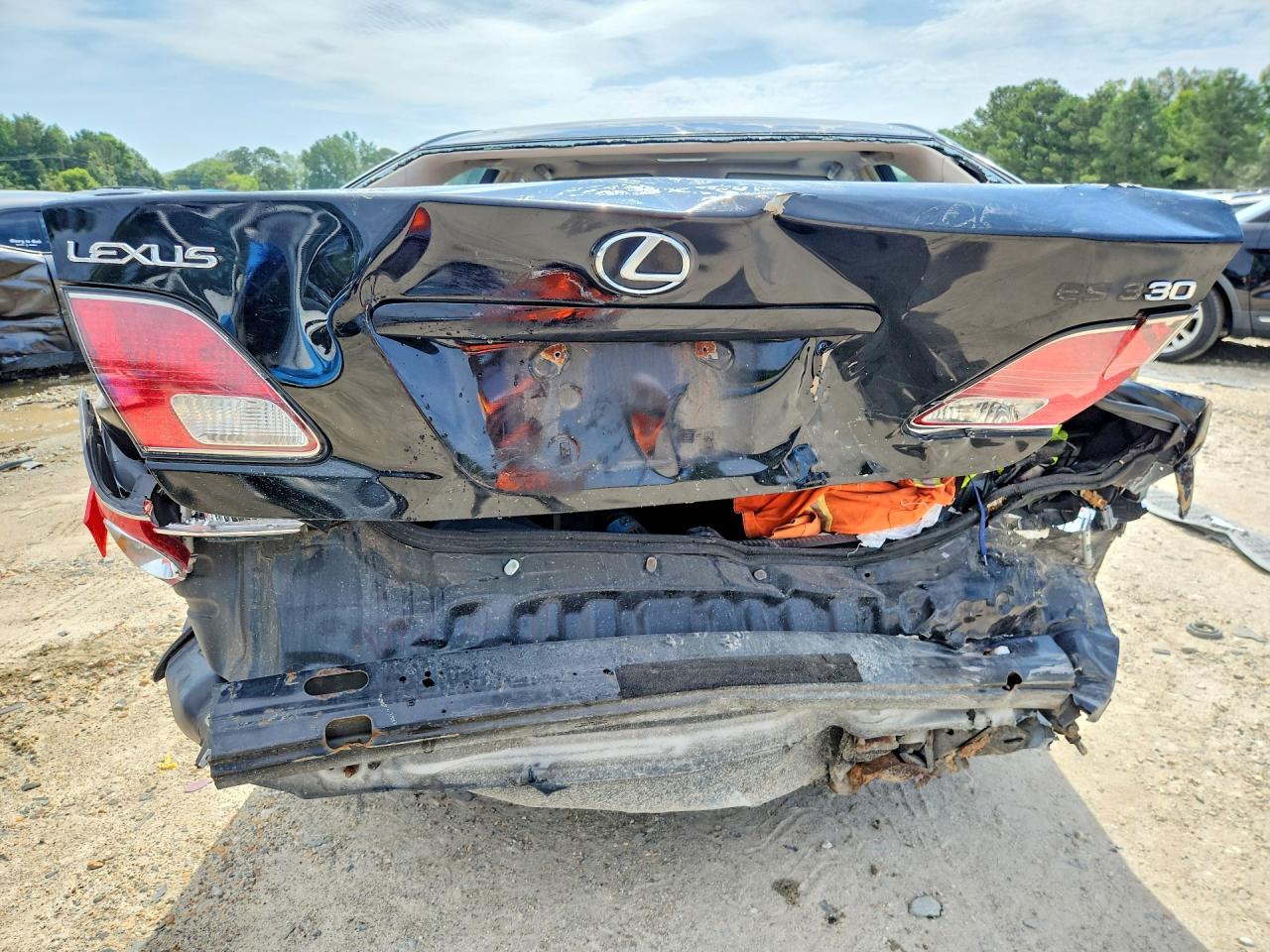 2004 Lexus Es 330 Black vin: JTHBA30G145001508