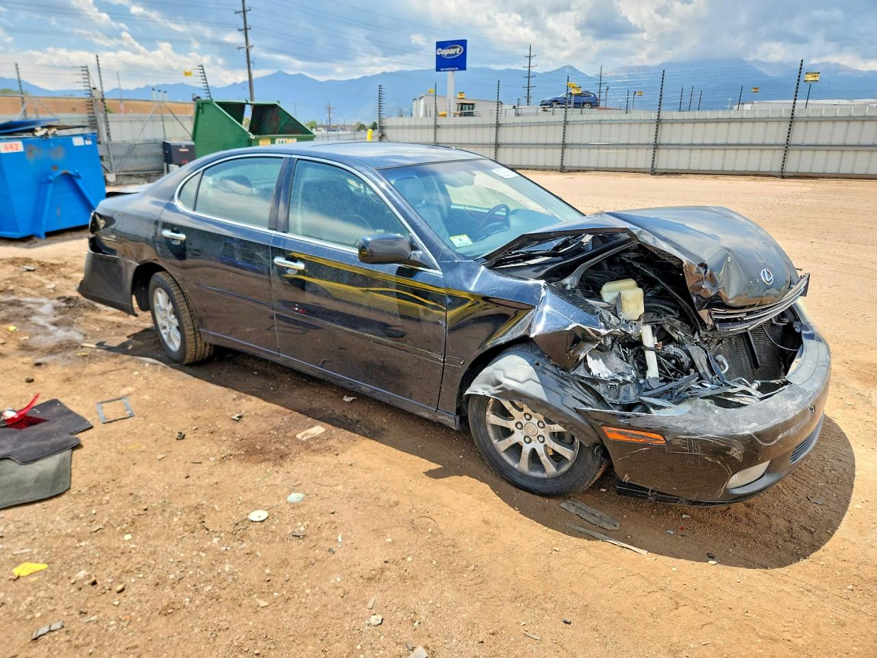 2004 Lexus Es 330 Black vin: JTHBA30G145005056