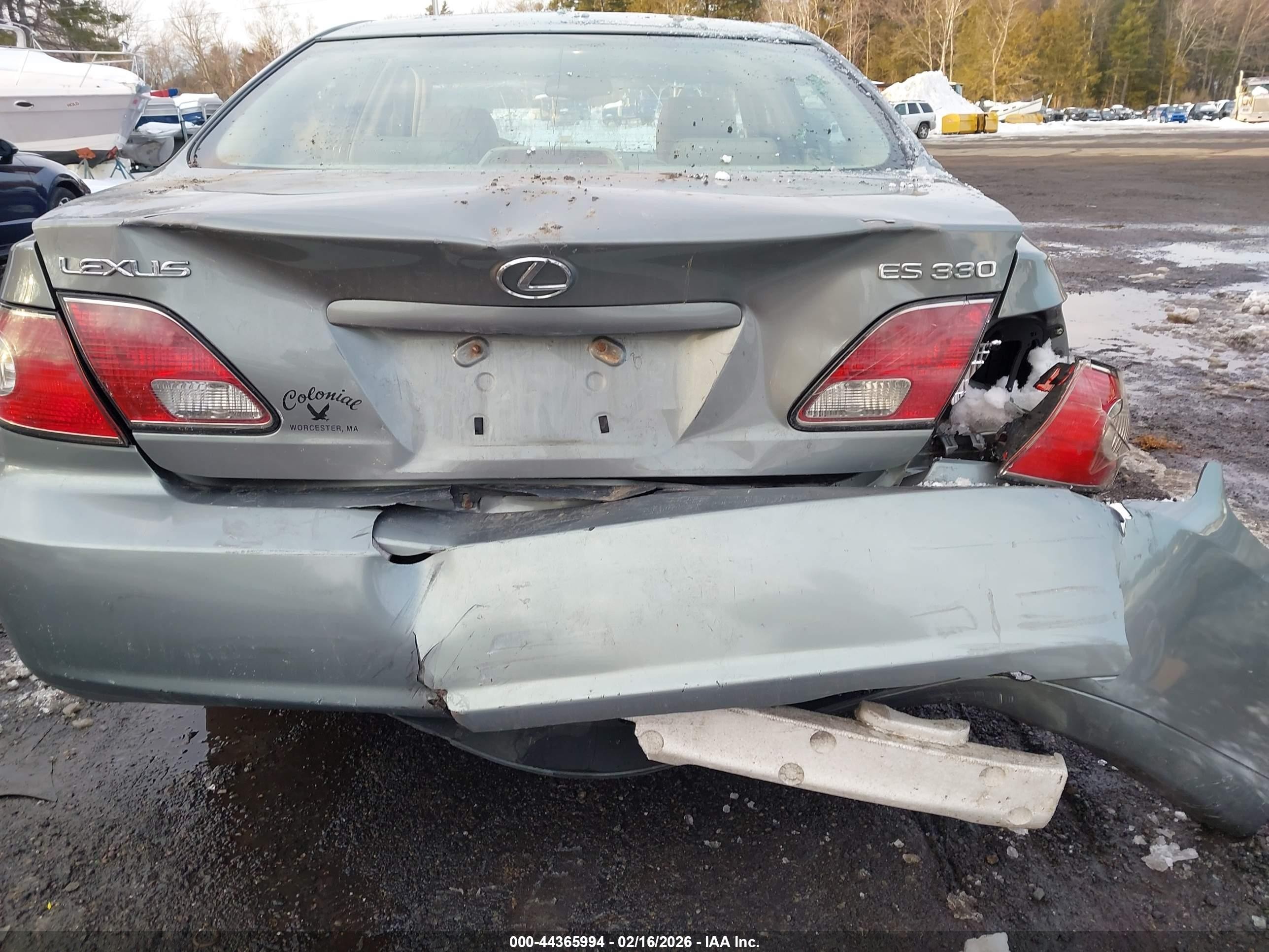 2004 Lexus Es 330   Green vin: JTHBA30G145010063