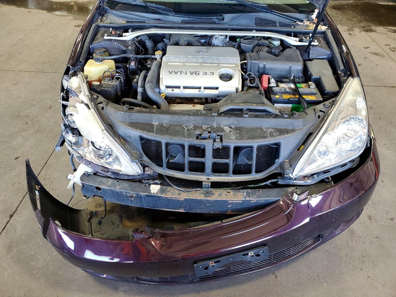 2004 Lexus Es 330 Burgundy vin: JTHBA30G145021614