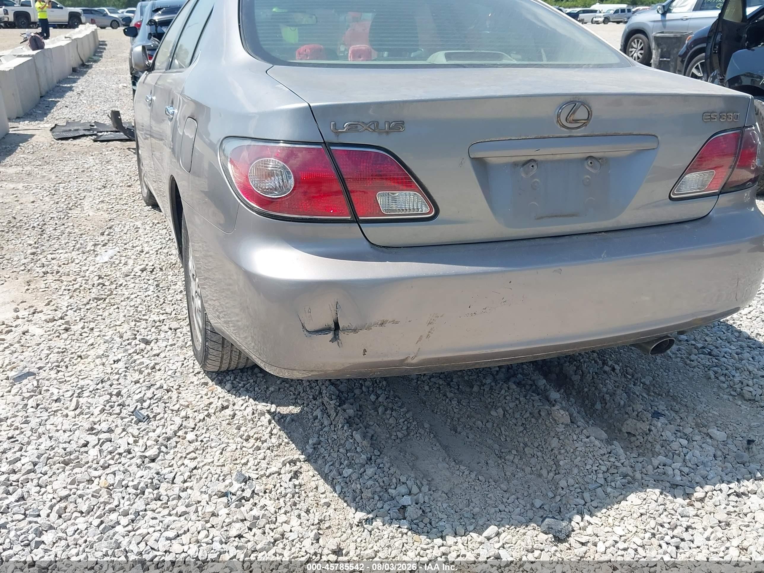 2004 Lexus Es 330   Silver vin: JTHBA30G145032709