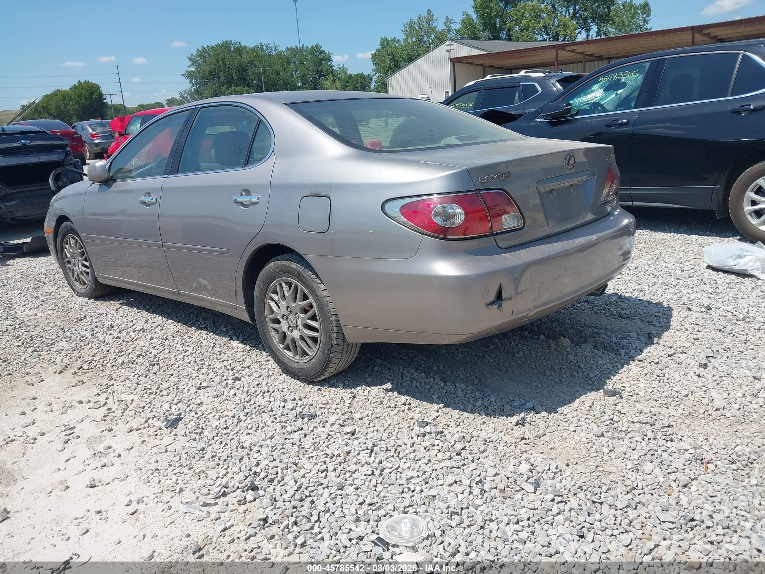 2004 Lexus Es 330   Silver vin: JTHBA30G145032709