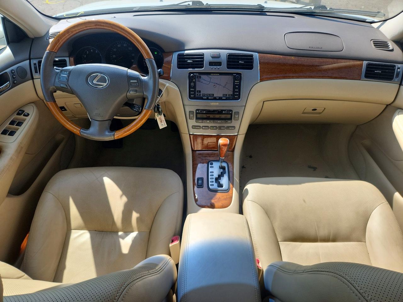 2005 Lexus Es 330 White vin: JTHBA30G155070023
