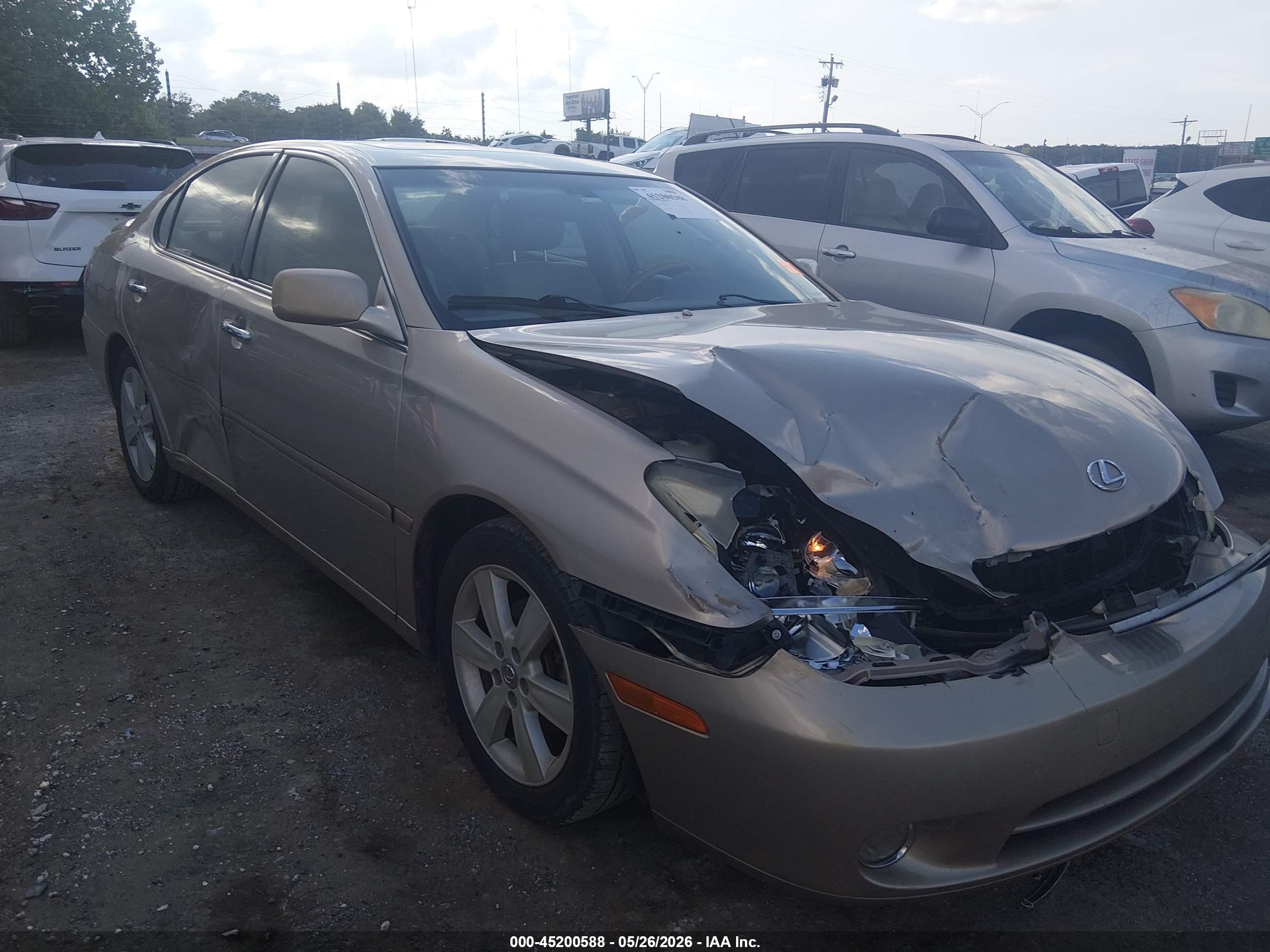 2005 Lexus Es 330   Бежевый vin: JTHBA30G155074234