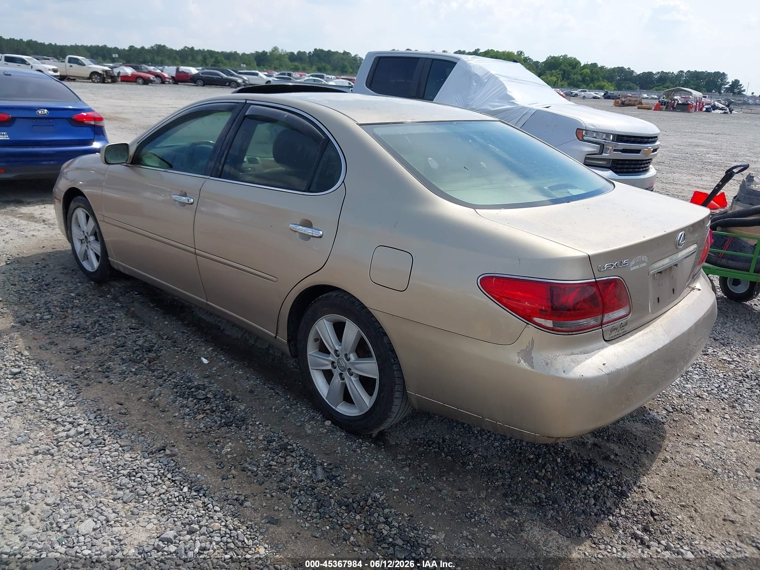 2005 Lexus Es 330   Champagne vin: JTHBA30G155075612