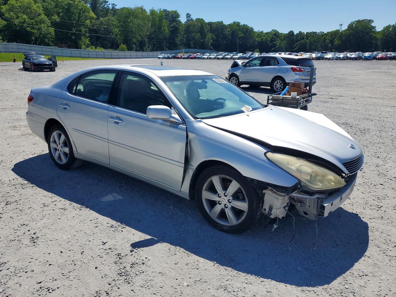 2005 Lexus Es 330 Silver vin: JTHBA30G155085931