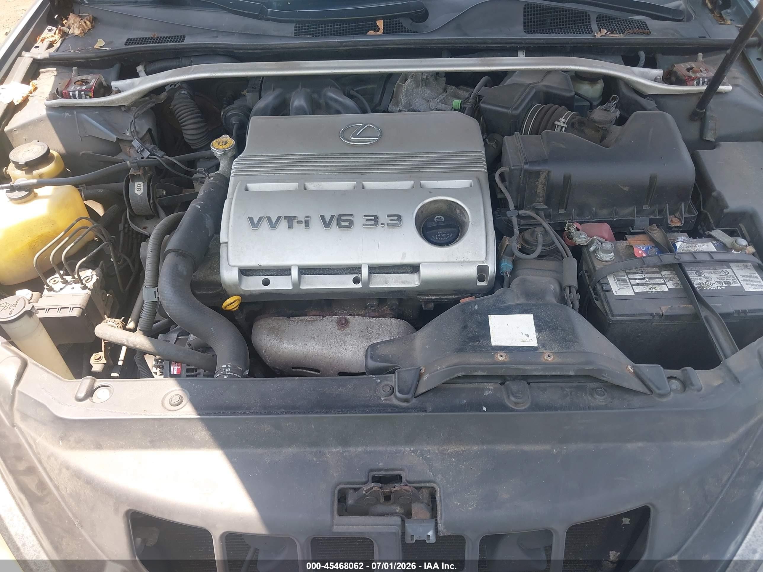 2005 Lexus Es 330   Gray vin: JTHBA30G155087243