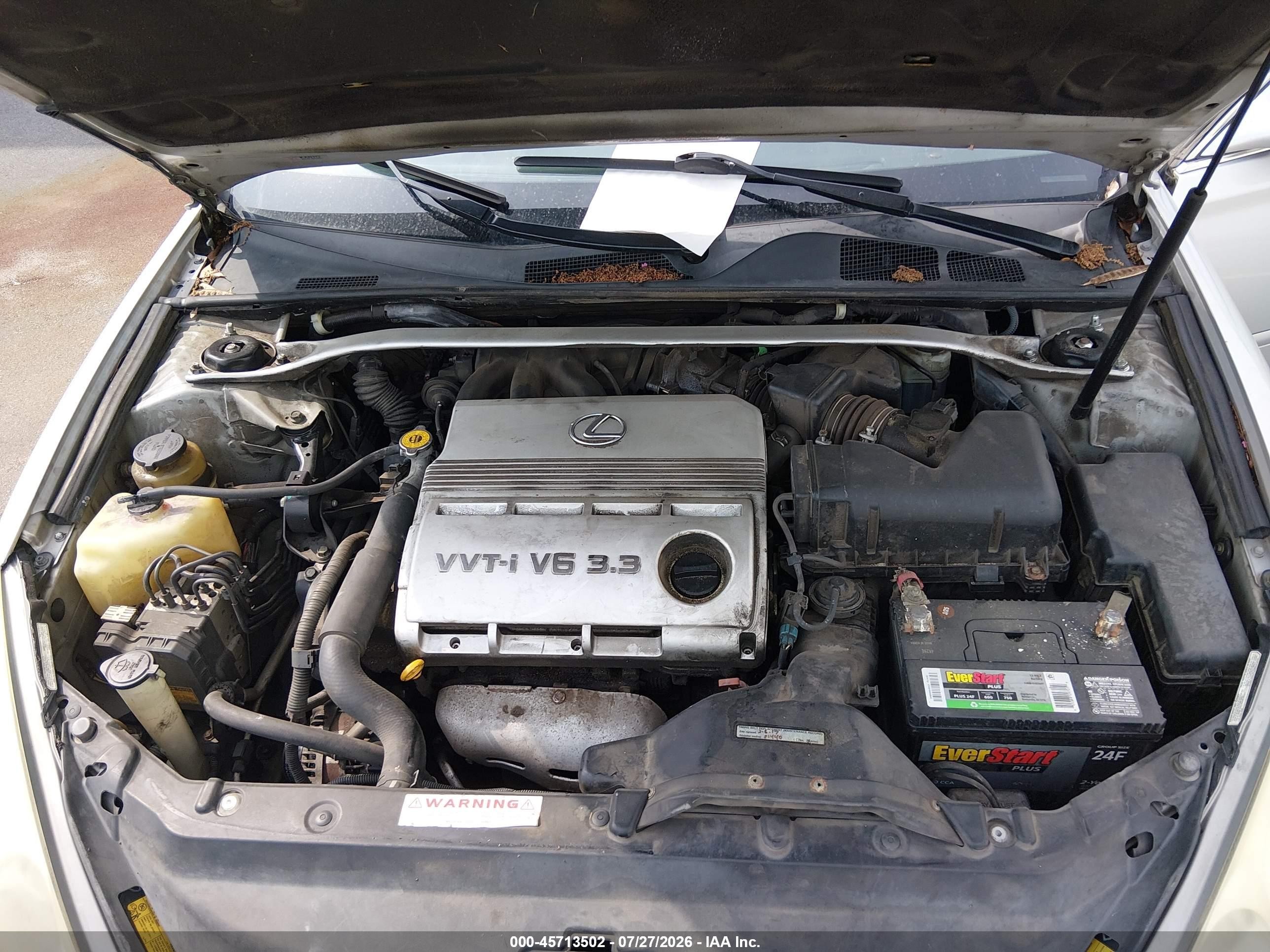2005 Lexus Es 330   Gray vin: JTHBA30G155087534