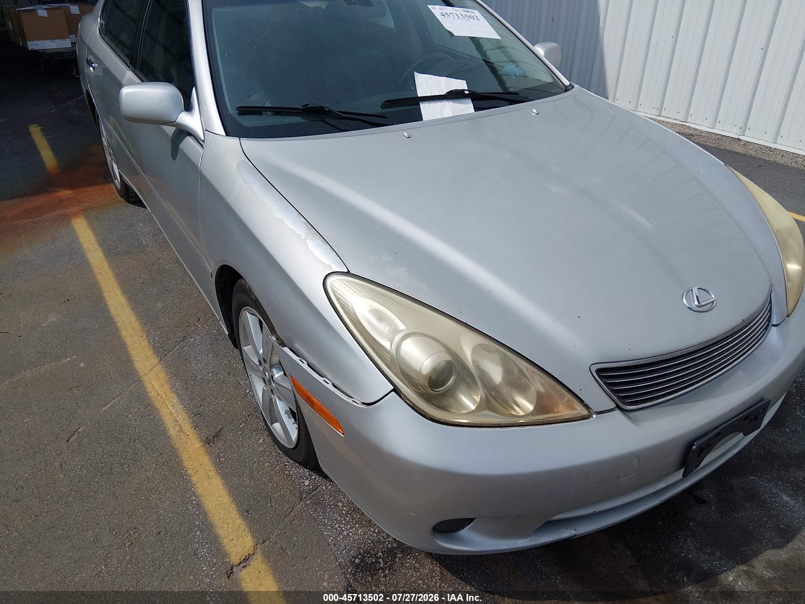 2005 Lexus Es 330   Gray vin: JTHBA30G155087534