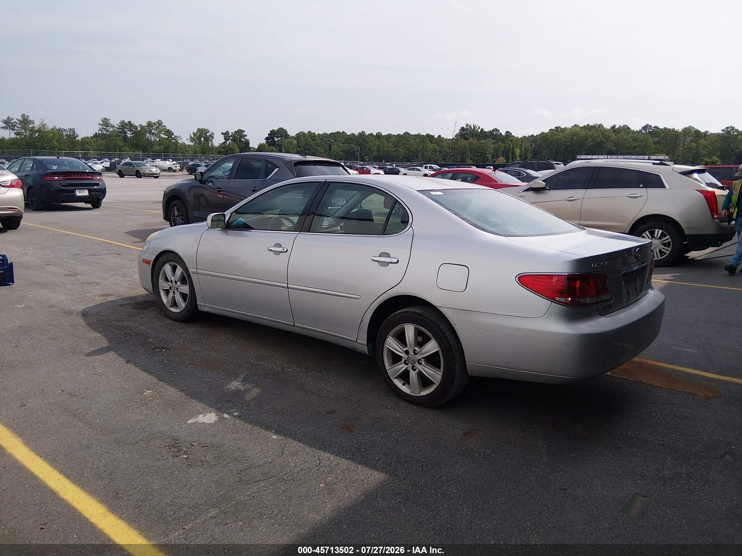 2005 Lexus Es 330   Gray vin: JTHBA30G155087534