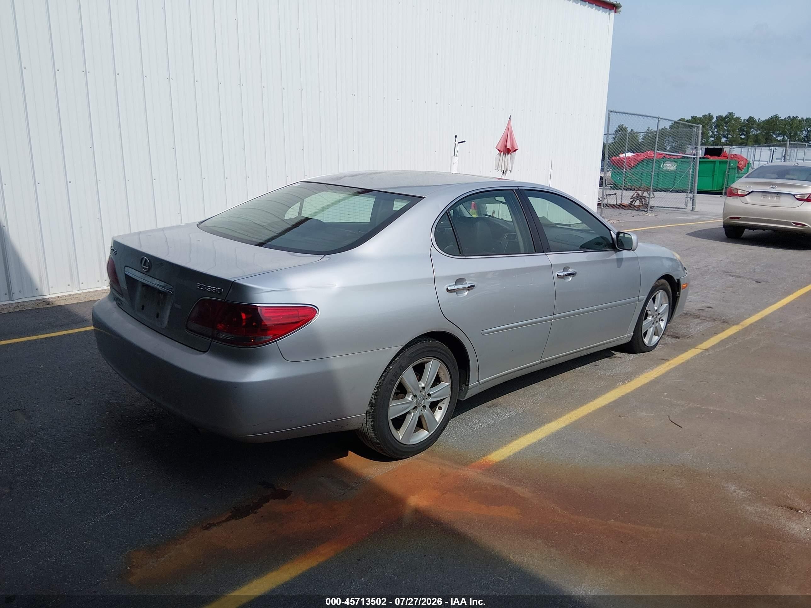 2005 Lexus Es 330   Gray vin: JTHBA30G155087534