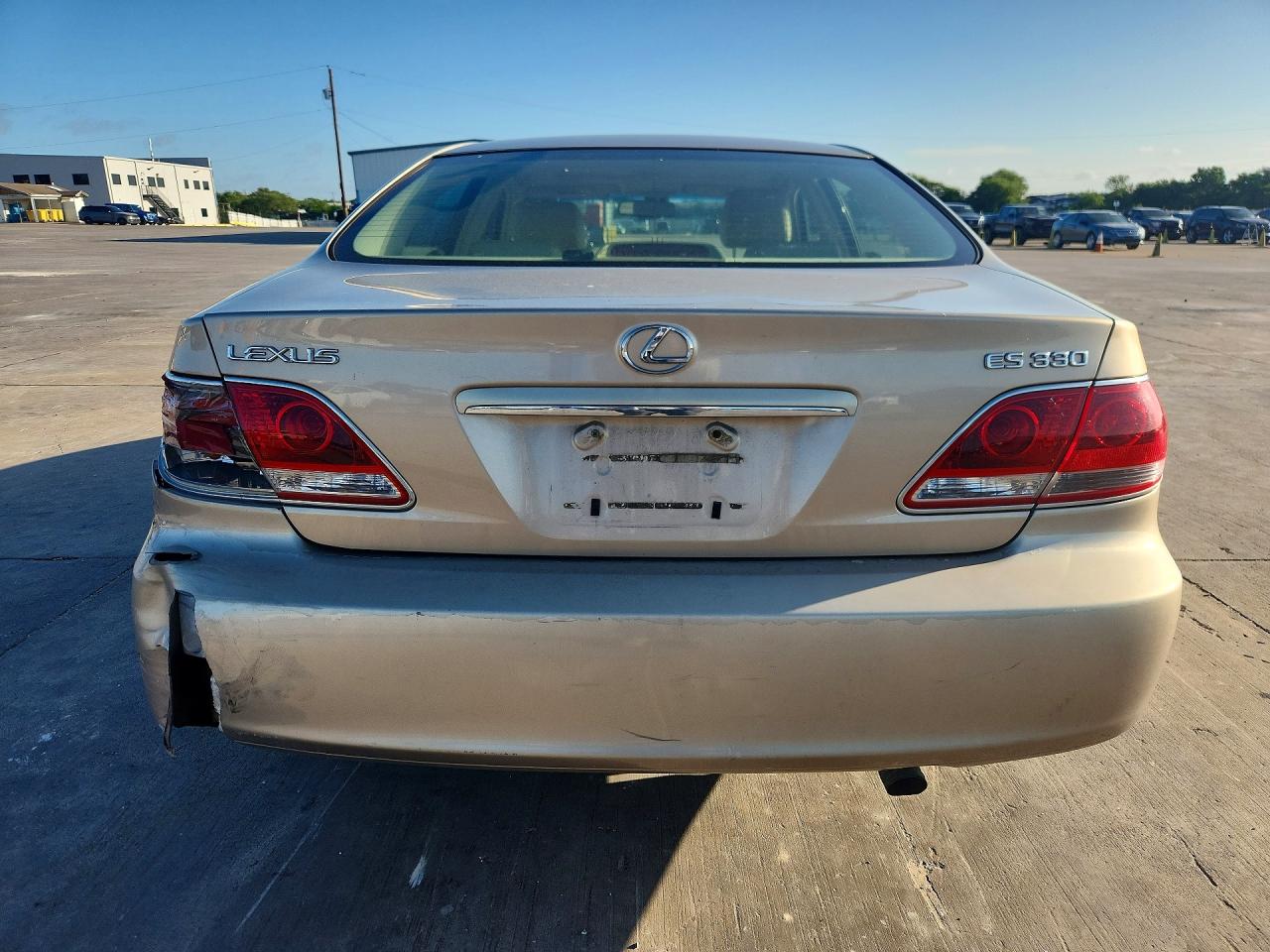 2005 Lexus Es 330 Gold vin: JTHBA30G155092314