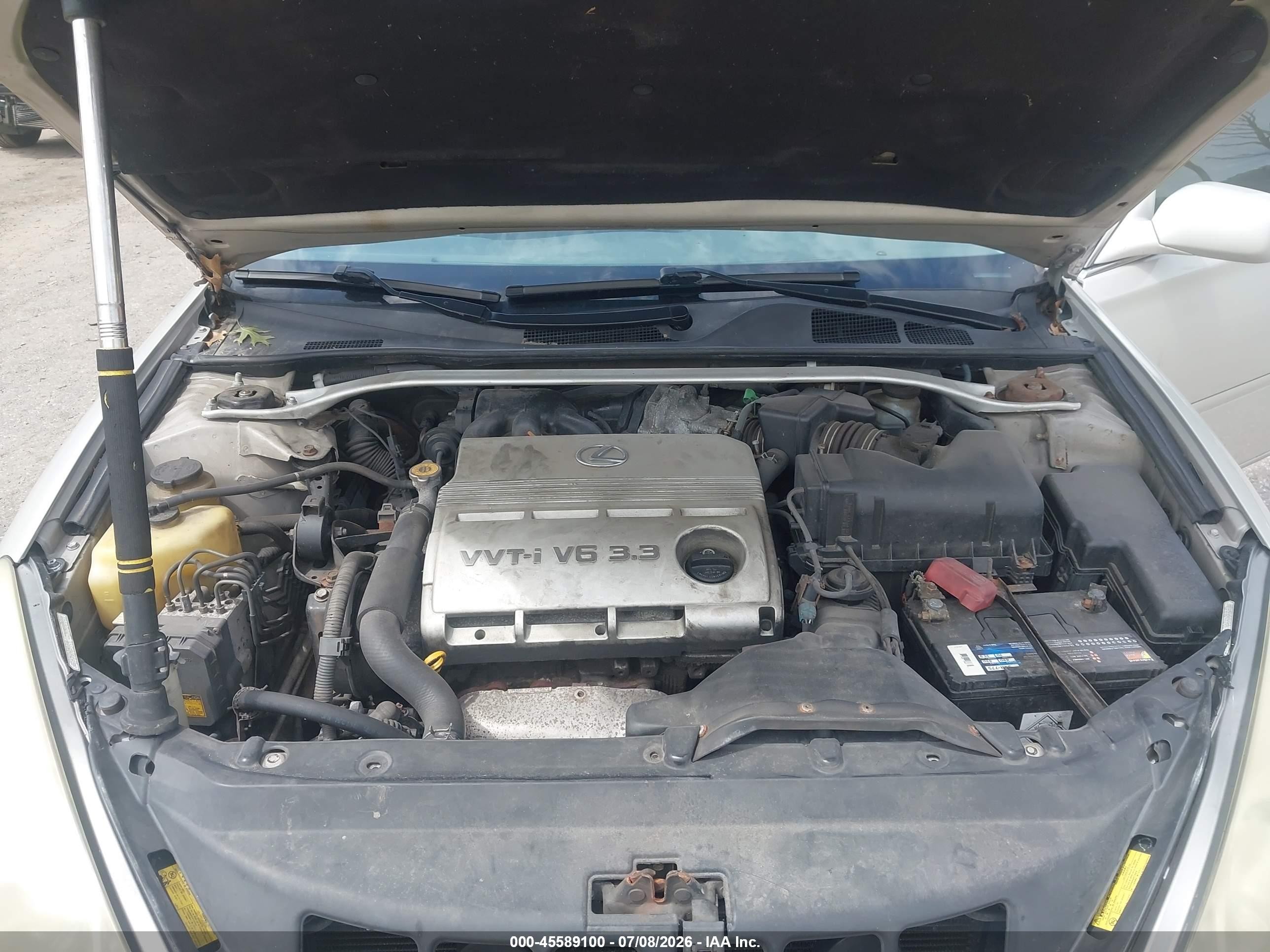 2005 Lexus Es 330   Beige vin: JTHBA30G155101898