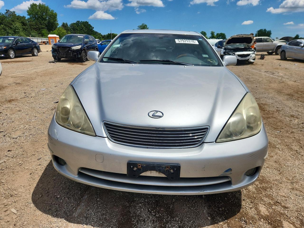 2005 Lexus Es 330 Silver vin: JTHBA30G155111055