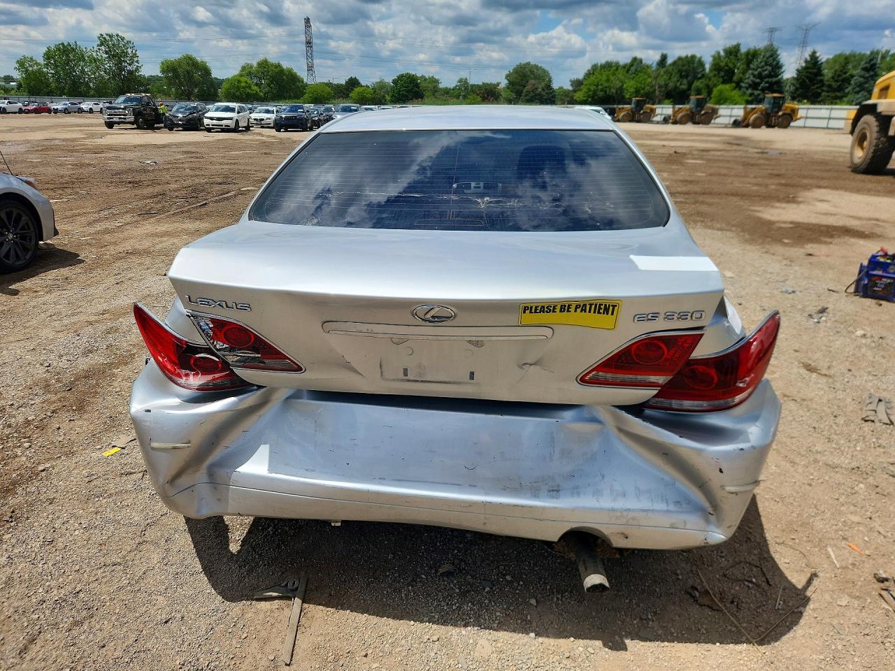 2005 Lexus Es 330 Silver vin: JTHBA30G155111055