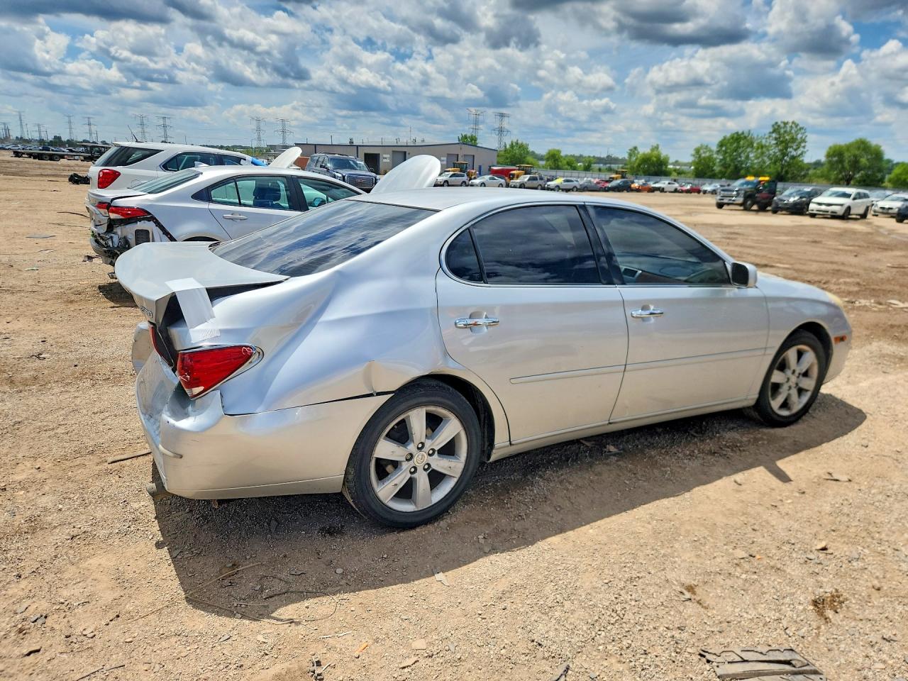 2005 Lexus Es 330 Silver vin: JTHBA30G155111055